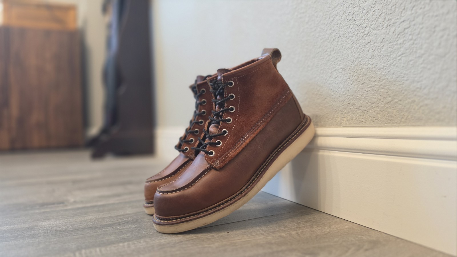 Red Wing Shoes X Todd Snyder Irish Setter 4314 Moc Toe Boots Size 8 D