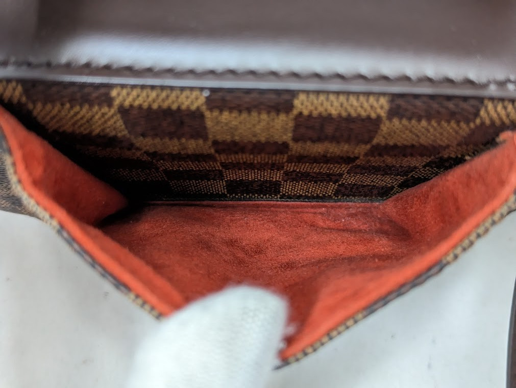 LOUIS VUITTON Damier Ebene Manosque PM Tote bag Brown N51121 BA0023 Authentic LV