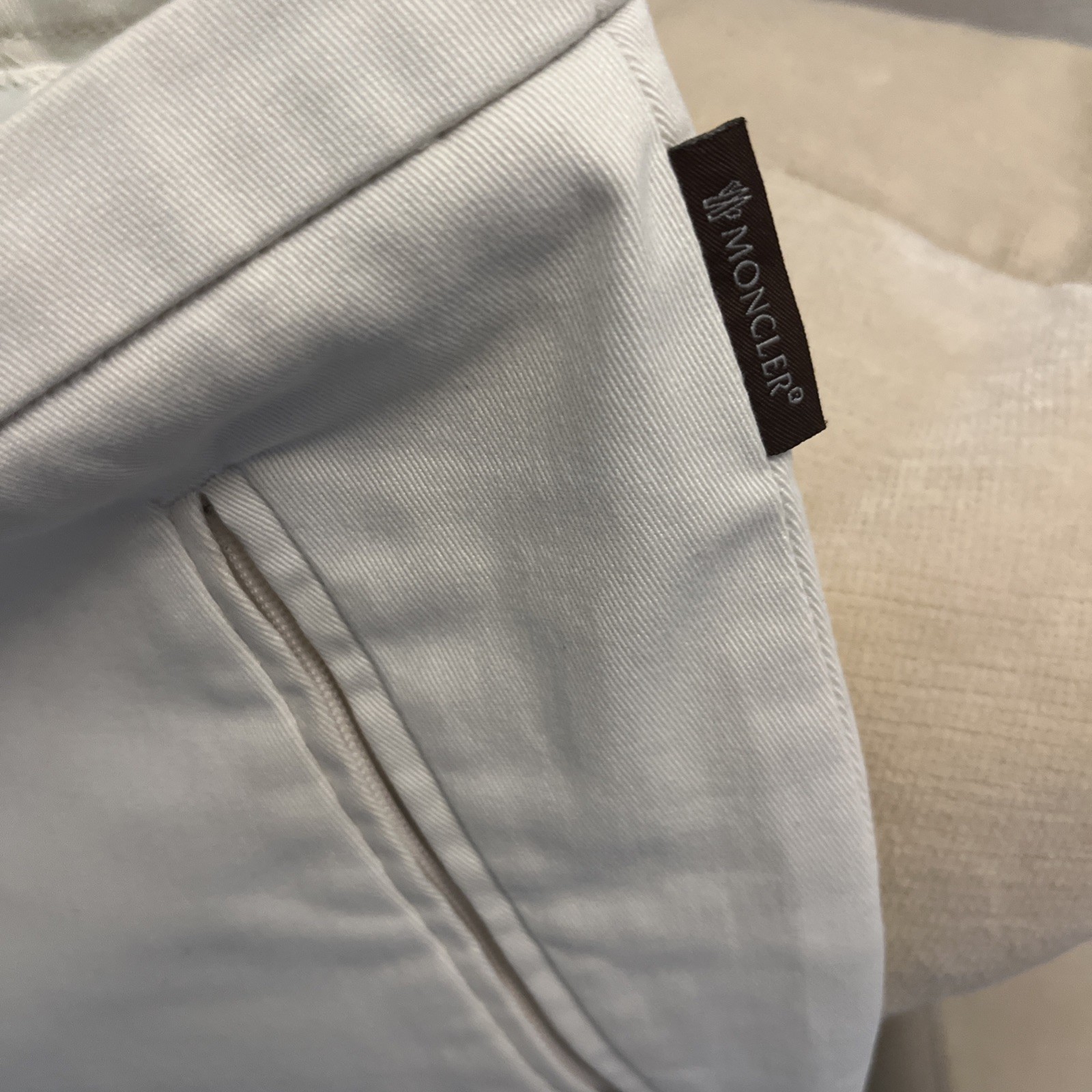 Moncler Zip Pocket Pants, Size 40