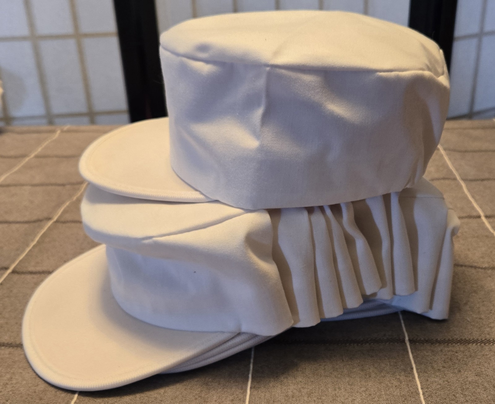 Painters Caps Hats USA One Size Fits Adult Men White 5 Blanks
