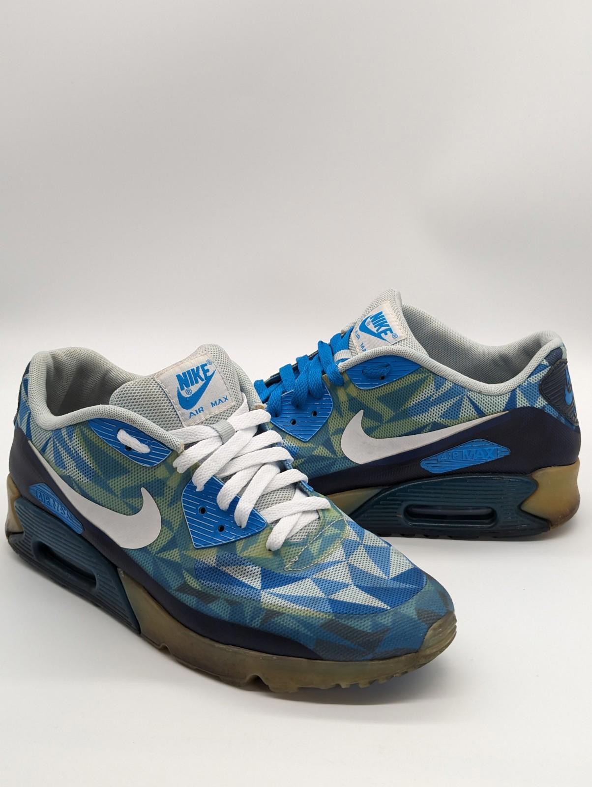Nike Air Max 90 Ice Barely Blue White 631748-401 Mens Size 9.5 / Womens 11 2013