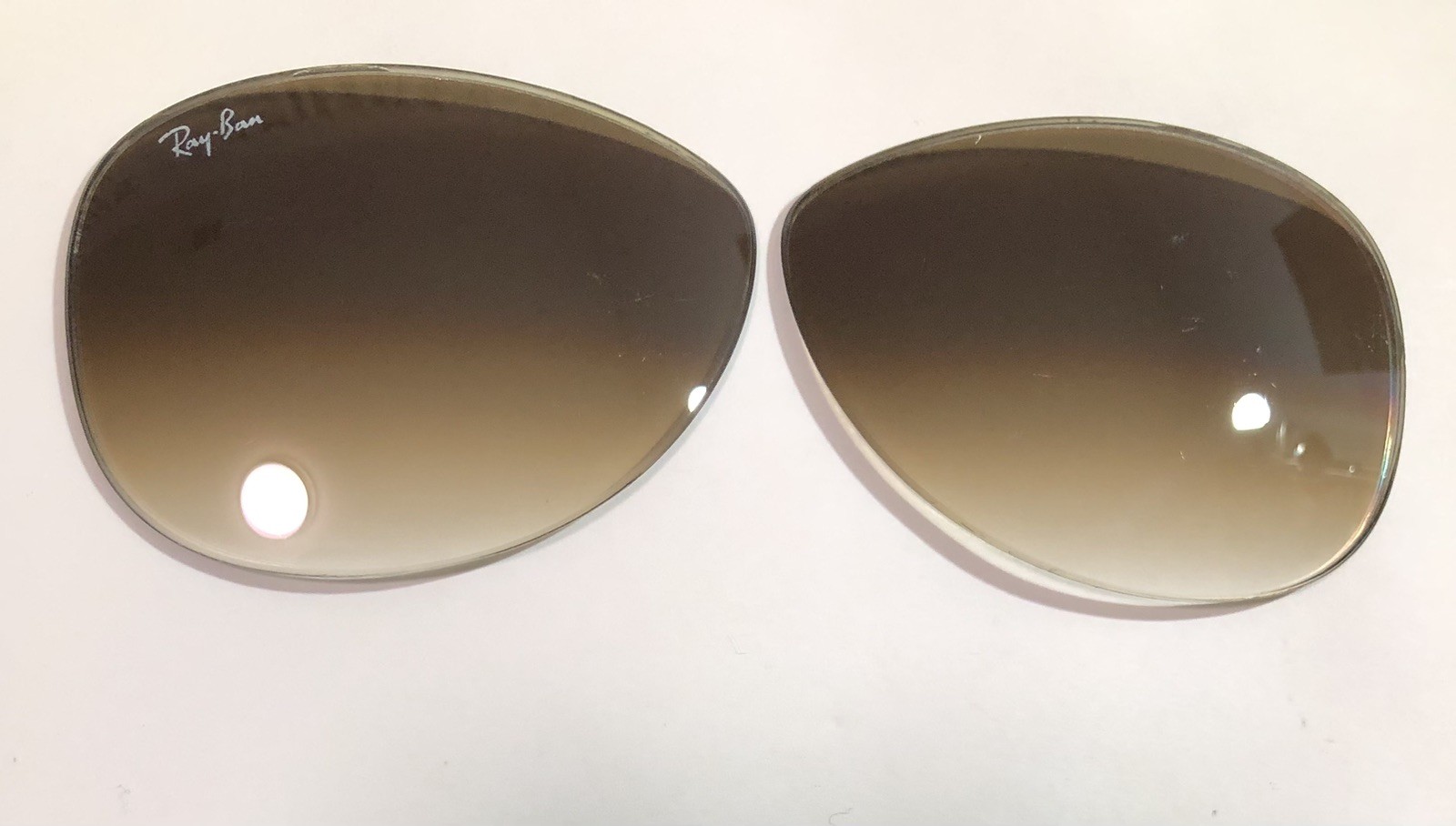 Ray Ban RB3362 Cockpit Brown Gradient Replacement Lenses 59mm USED