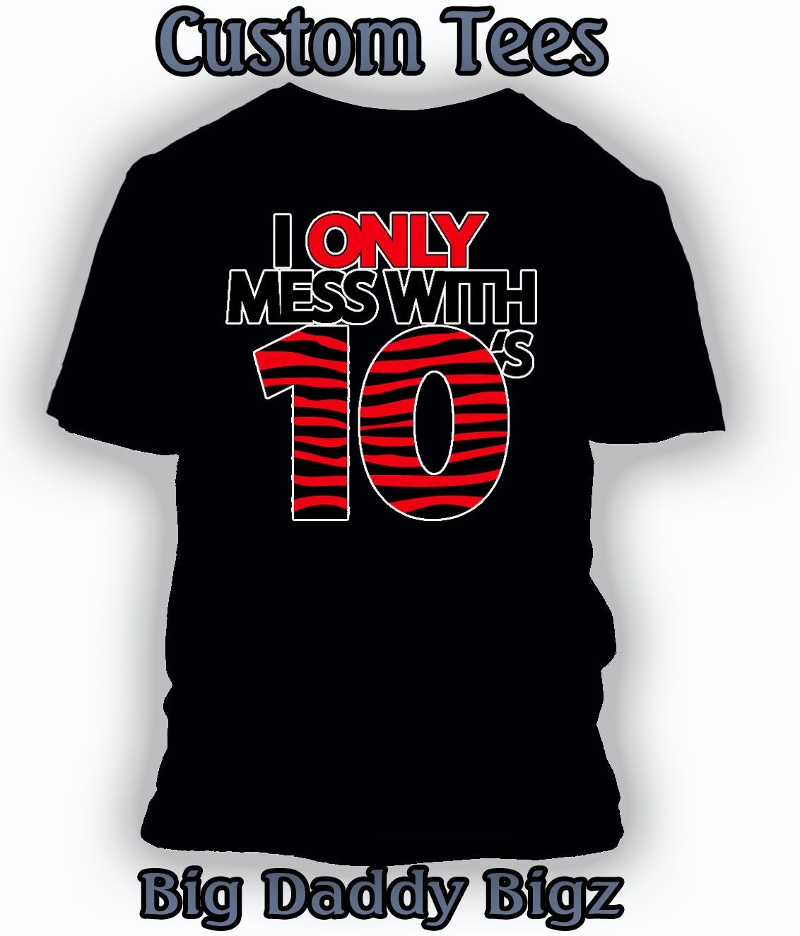 Nothing But 10S Graphic Sneaker Tee Shirt To Match J10 Red Pro Club Shaka Sport