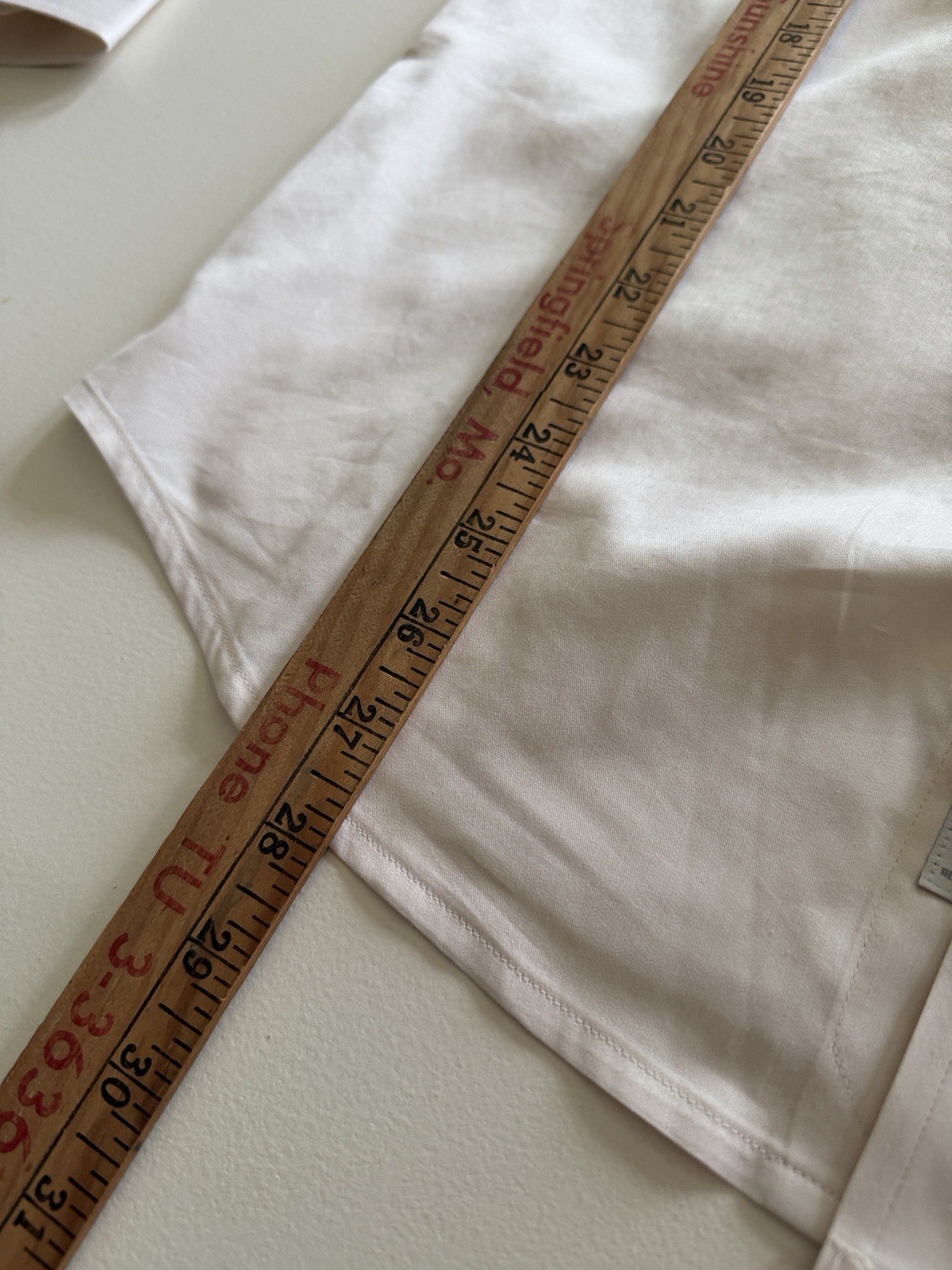 Todd Snyder Cream Silk Spread Collar Dress Shirt Sz 15. NWT
