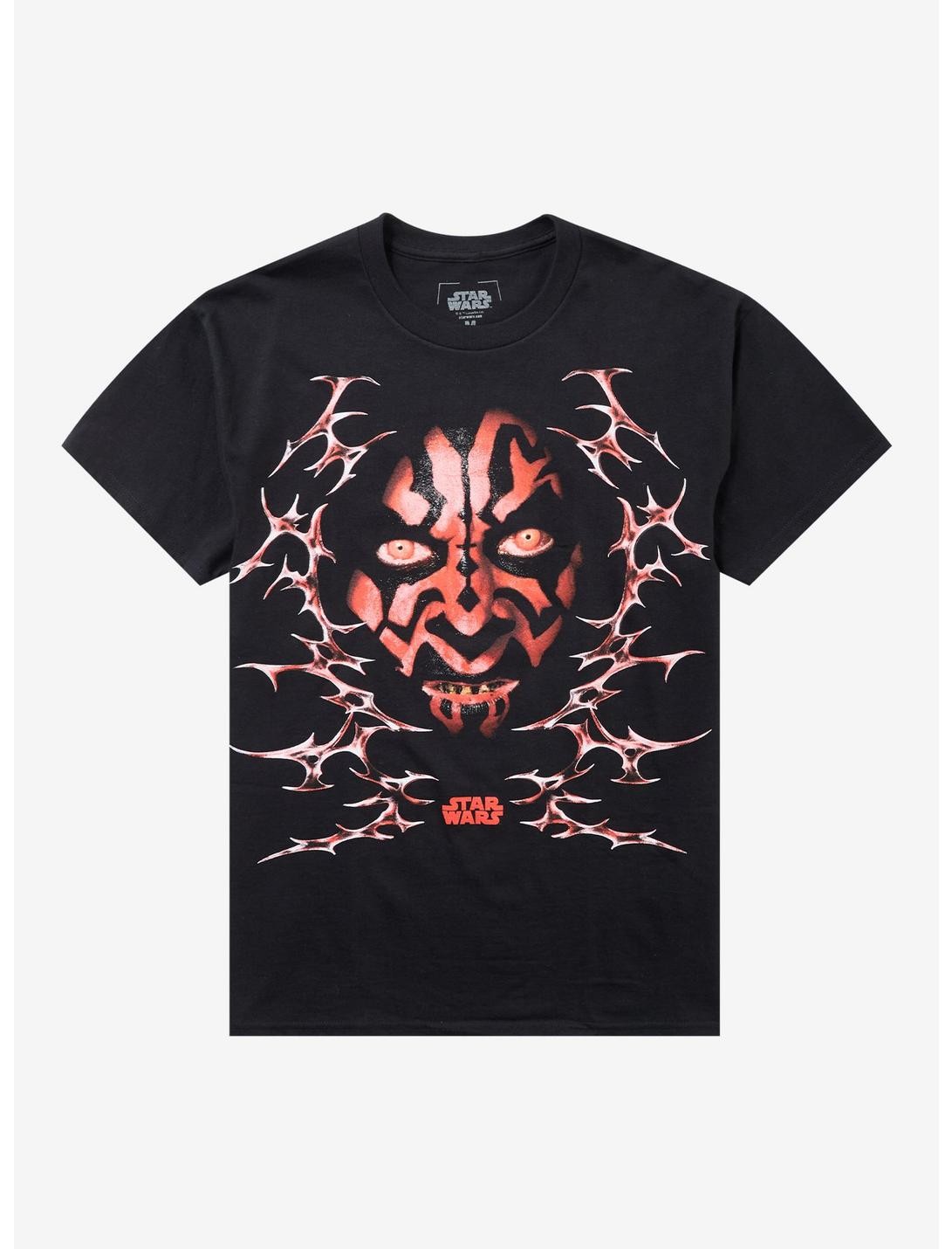 CVLA X Star Wars Darth Maul Face T-Shirt Vintage Retro 90s Graphic Tee New