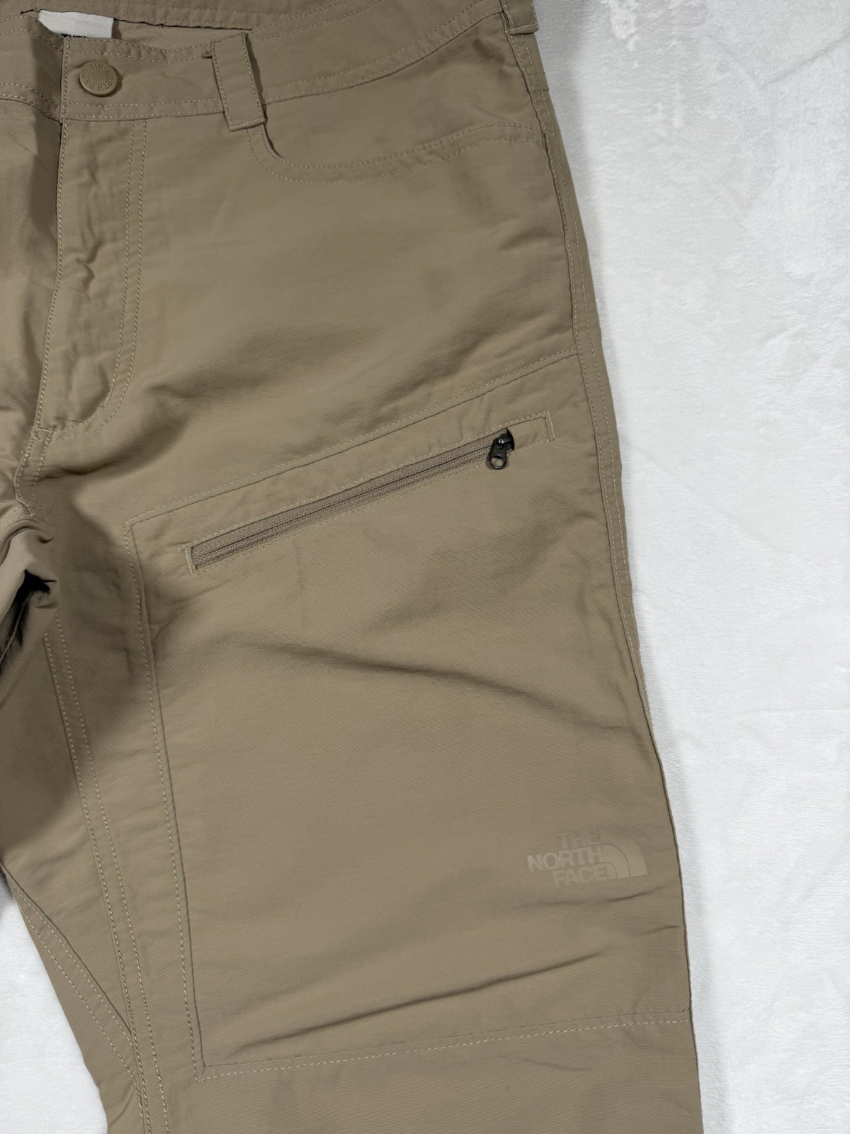 The North Face Pants Nylon Poly Hiking Outdoor Mens 34 X 29 Beige Khaki