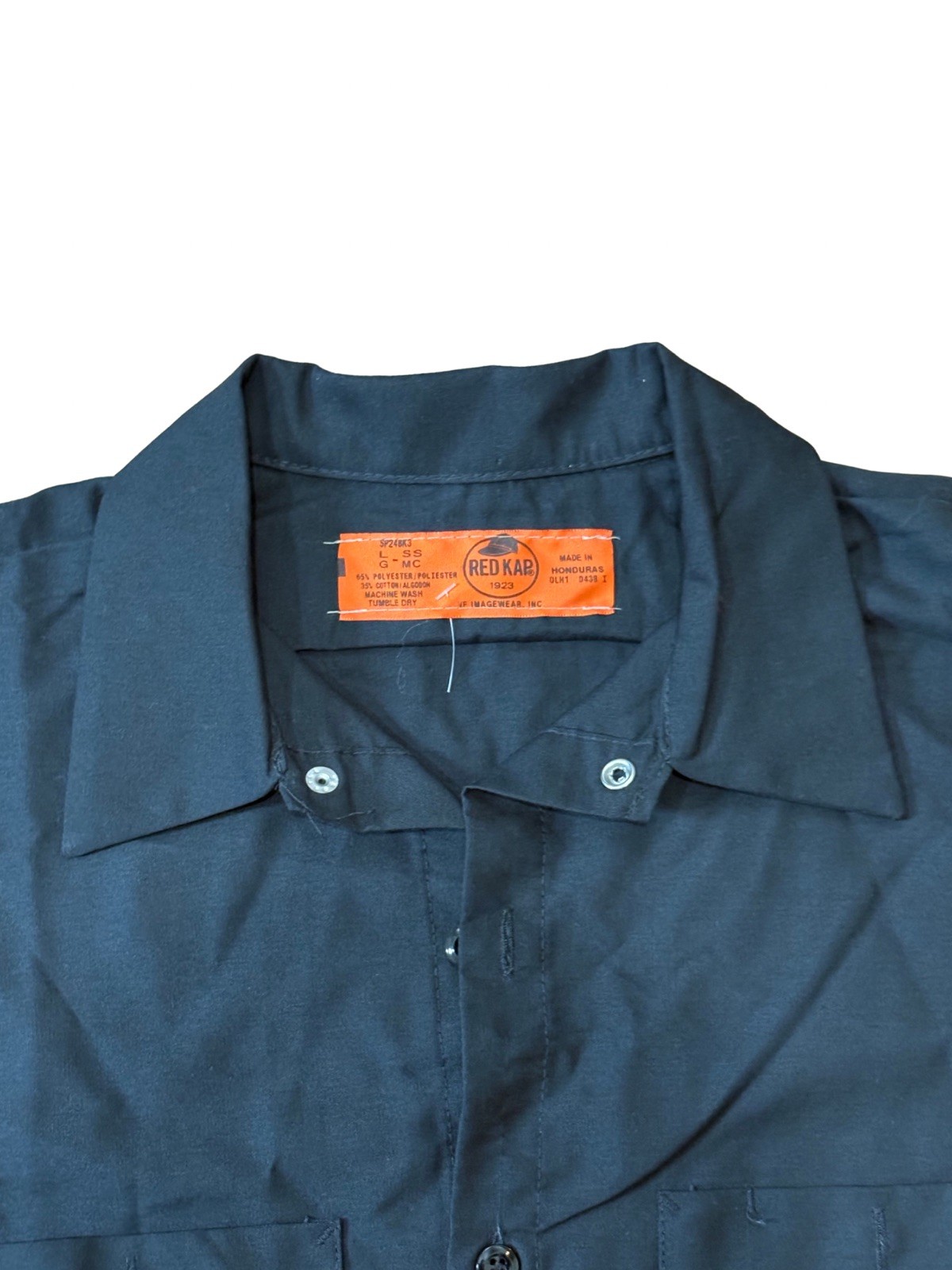 Red Kap® Short Sleeve Industrial Work Shirt SP24BK3 Size Large