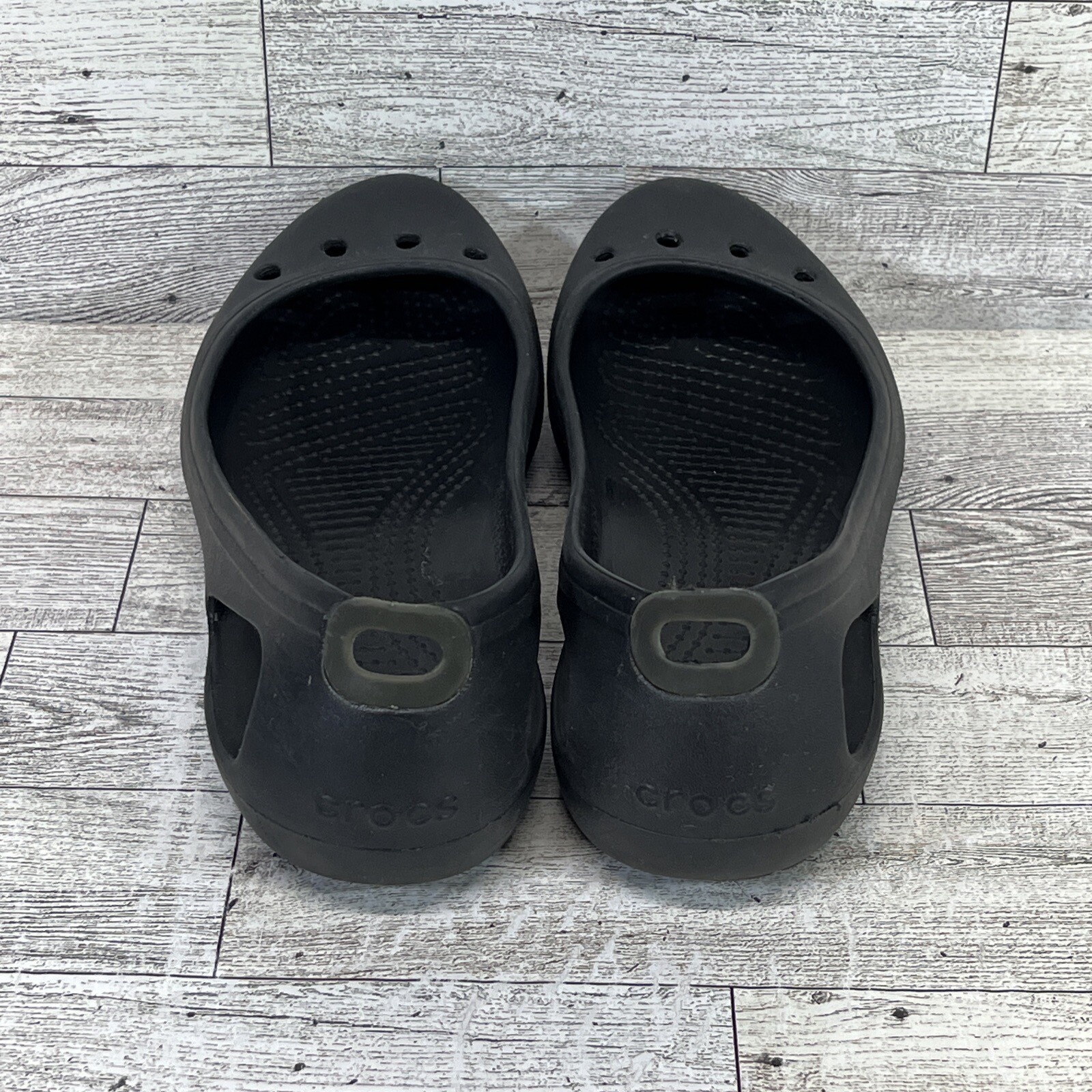 CROCS Kadee Black Ballet Comfort Shoes 11215 Black Women Size 7