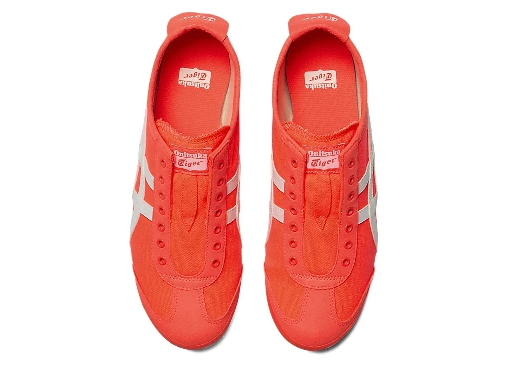 Onitsuka Tiger MEXICO 66 SLIP-ON FLASH CORAL / WHITE 1183A360 702 UNISEX NEW!
