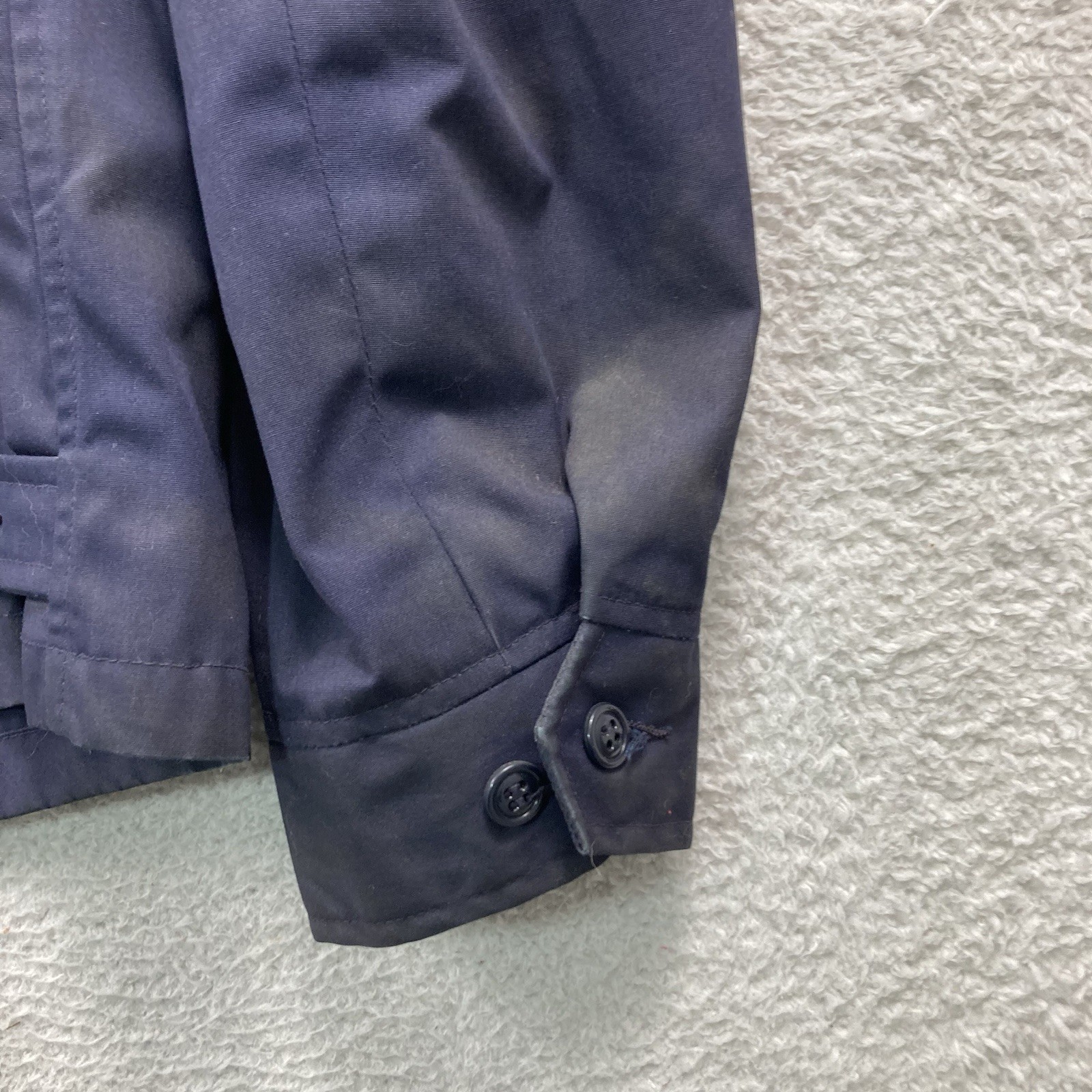 Vintage Blauer Military Jacket Men 42R Blue Ceiling Zero Full Zip Deck Air Force