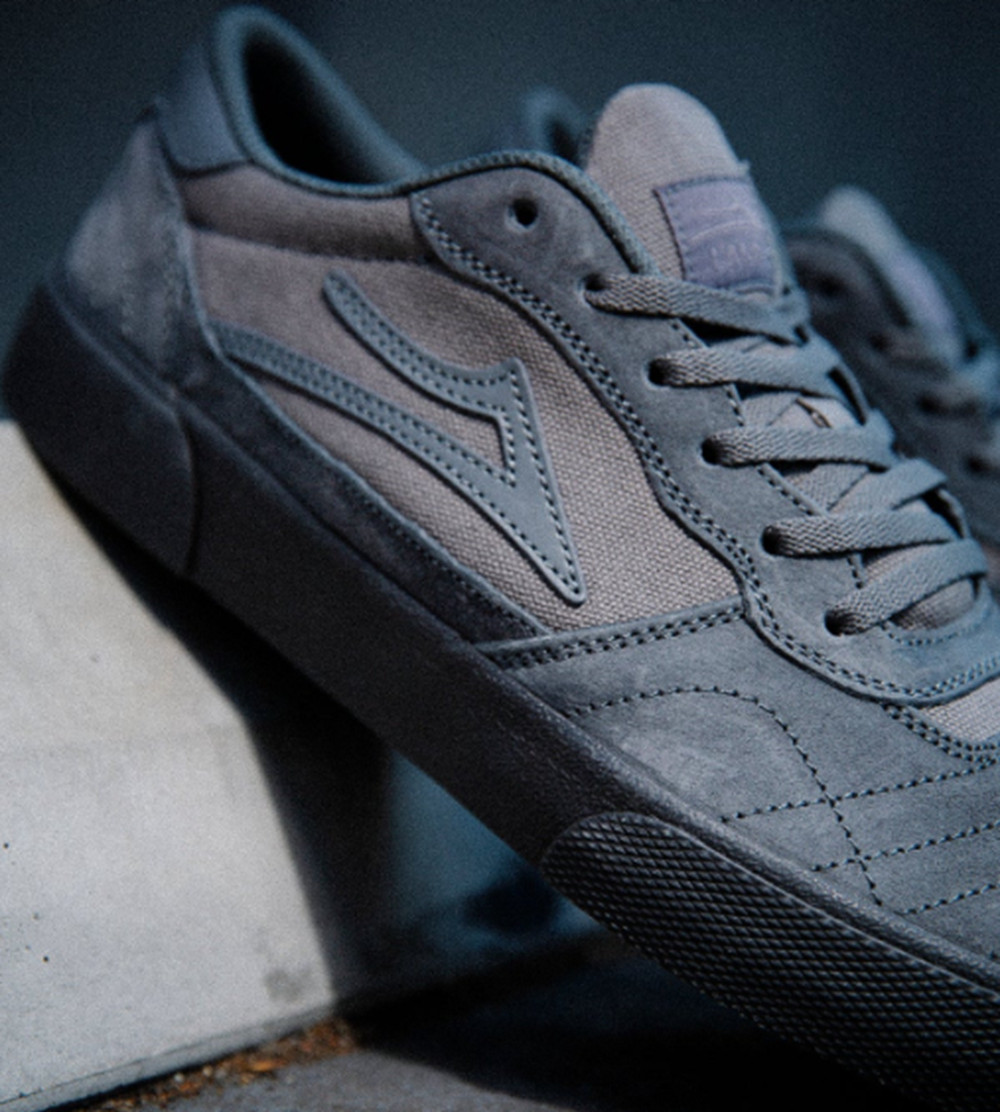 Lakai Cambridge Suede Skate Shoes Charcoal