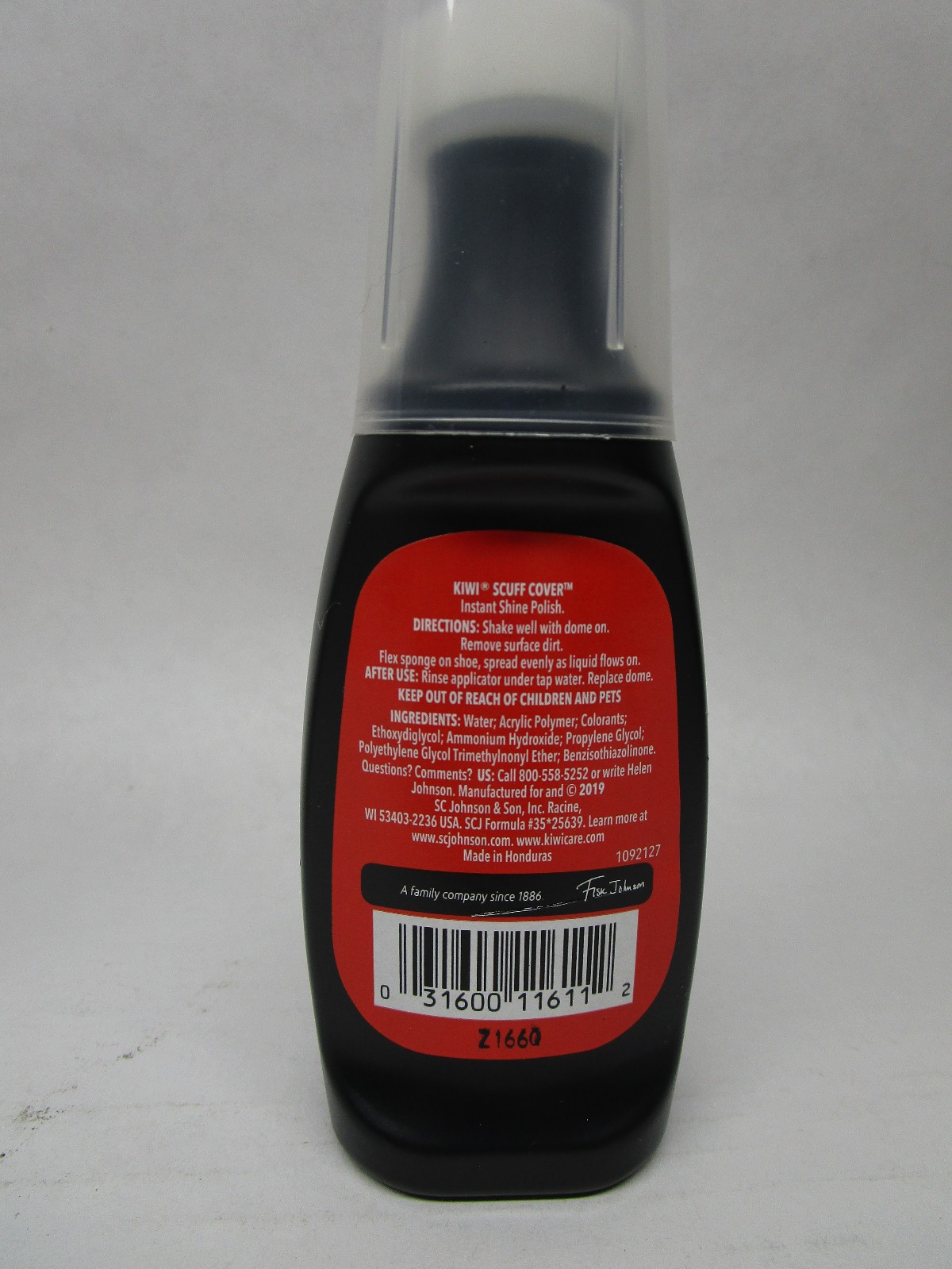 3 x Kiwi Scuff Cover – For Black Leather Instant Shine Polish 75 mL (2.4 fl. oz)