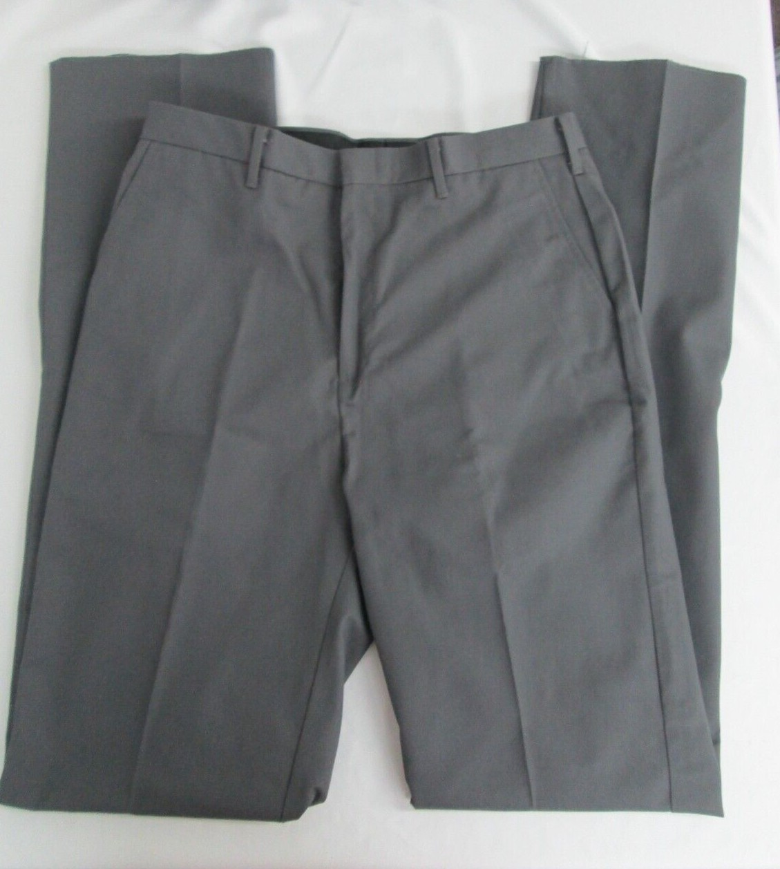 Men Pants Gray Chino 30 32 34 36 38 40 44 46 unhemmed NEW Edwards style 2510