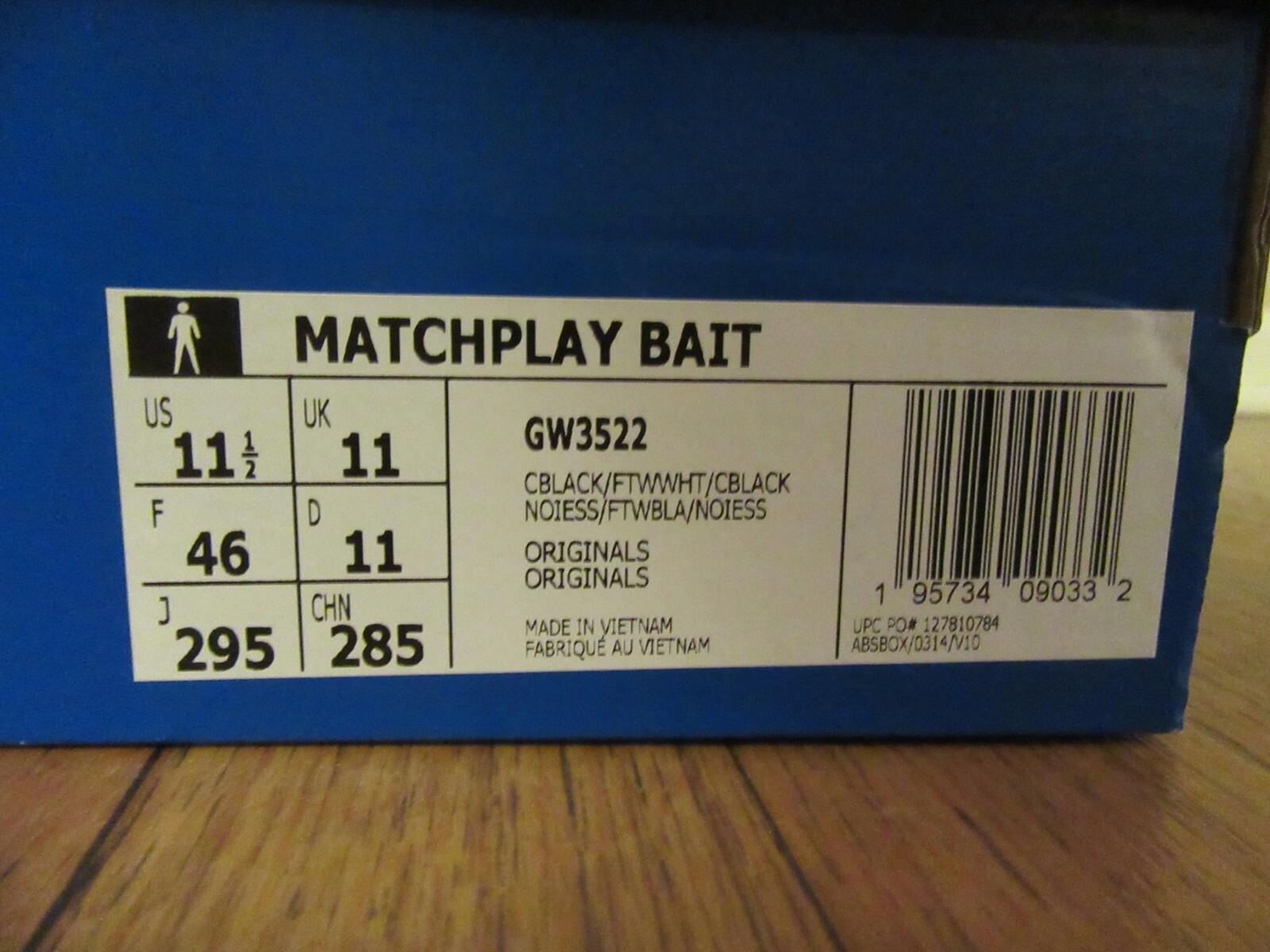 Adidas x Bait x Cowboy Bebop Consortium Matchplay Size 11.5 Black GW3522 New DS