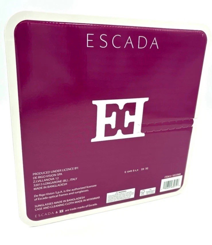ESCADA Designer Women Sunglasses with Case- 100% UV Protection – 100% Authentic!