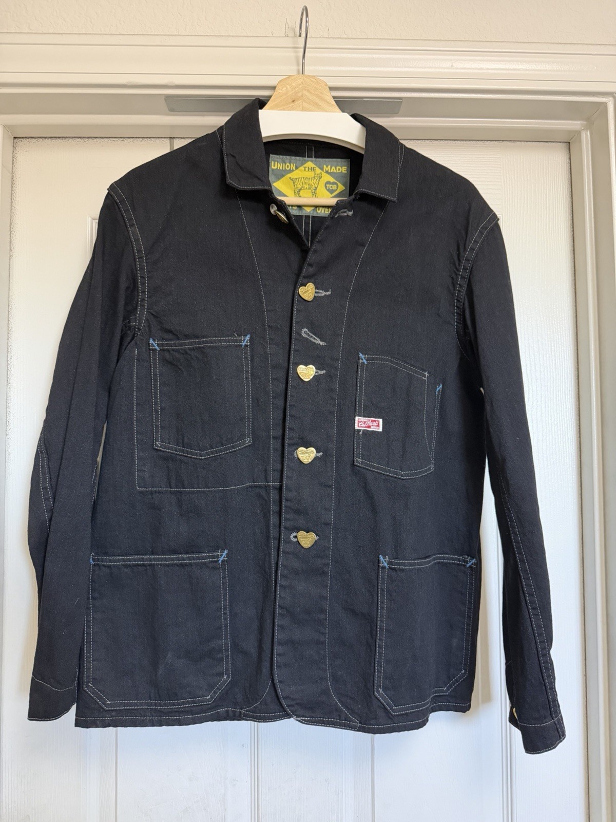 TCB Cathartt Chore Coat Black/ Black 10oz Denim Jacket Japan