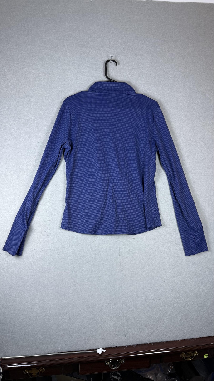 Tommy Bahama Jacket Mens Large Blue Racquet Paddle Zip Athletic Performance