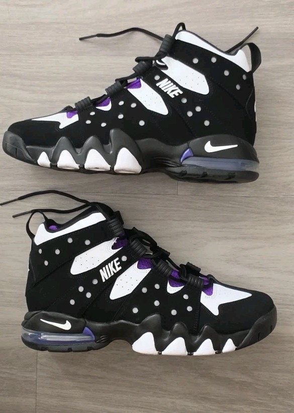 Nike Air Max CB 34 Mid Top Men’s Colorblock Sneakers Black White Purple