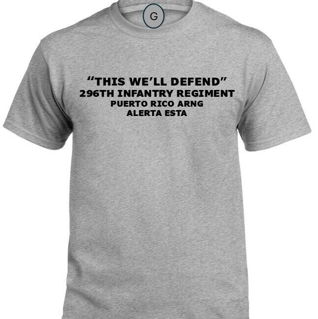 305TH INFANTRY REGIMENT* SECOND TO NONE* INDIVIDUAL UNIT PT SHIRT