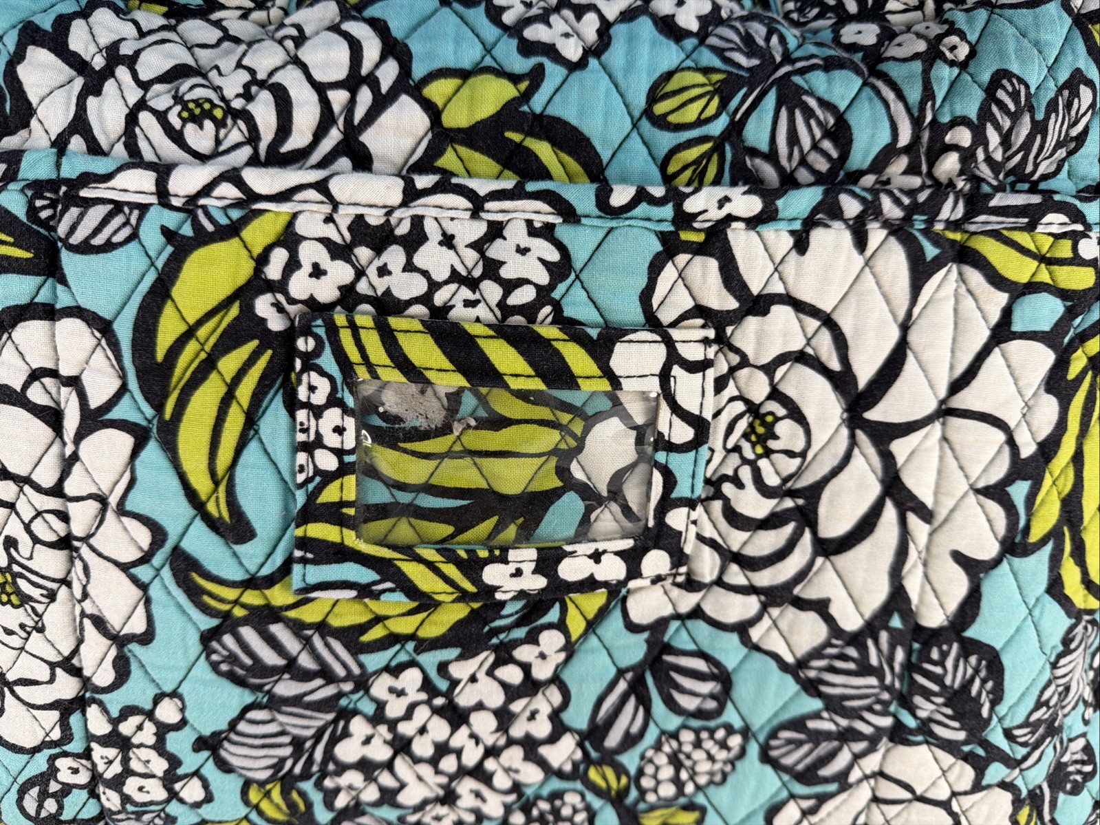 Vera Bradley Island Blooms Weekender Duffle Floral Bag Blue Green FREE S&H