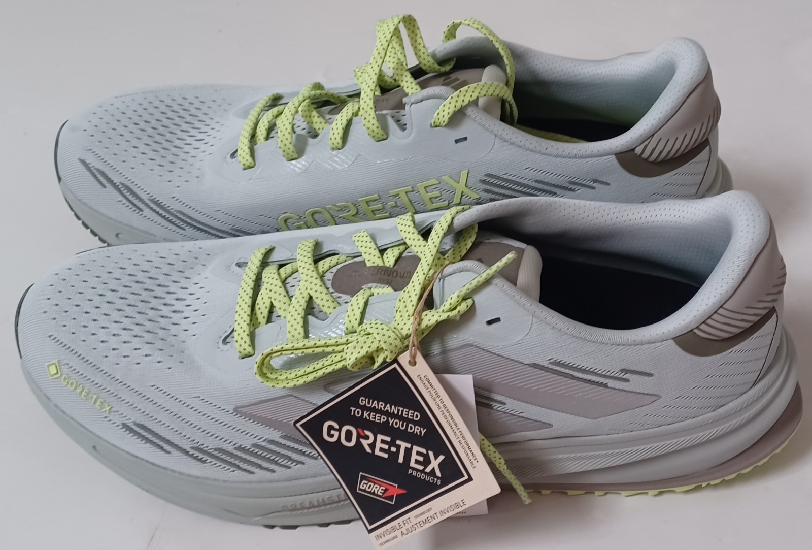 Adidas Supernova Rise GTX Gore Tex JQ5485 man silver/green shoes Brand New