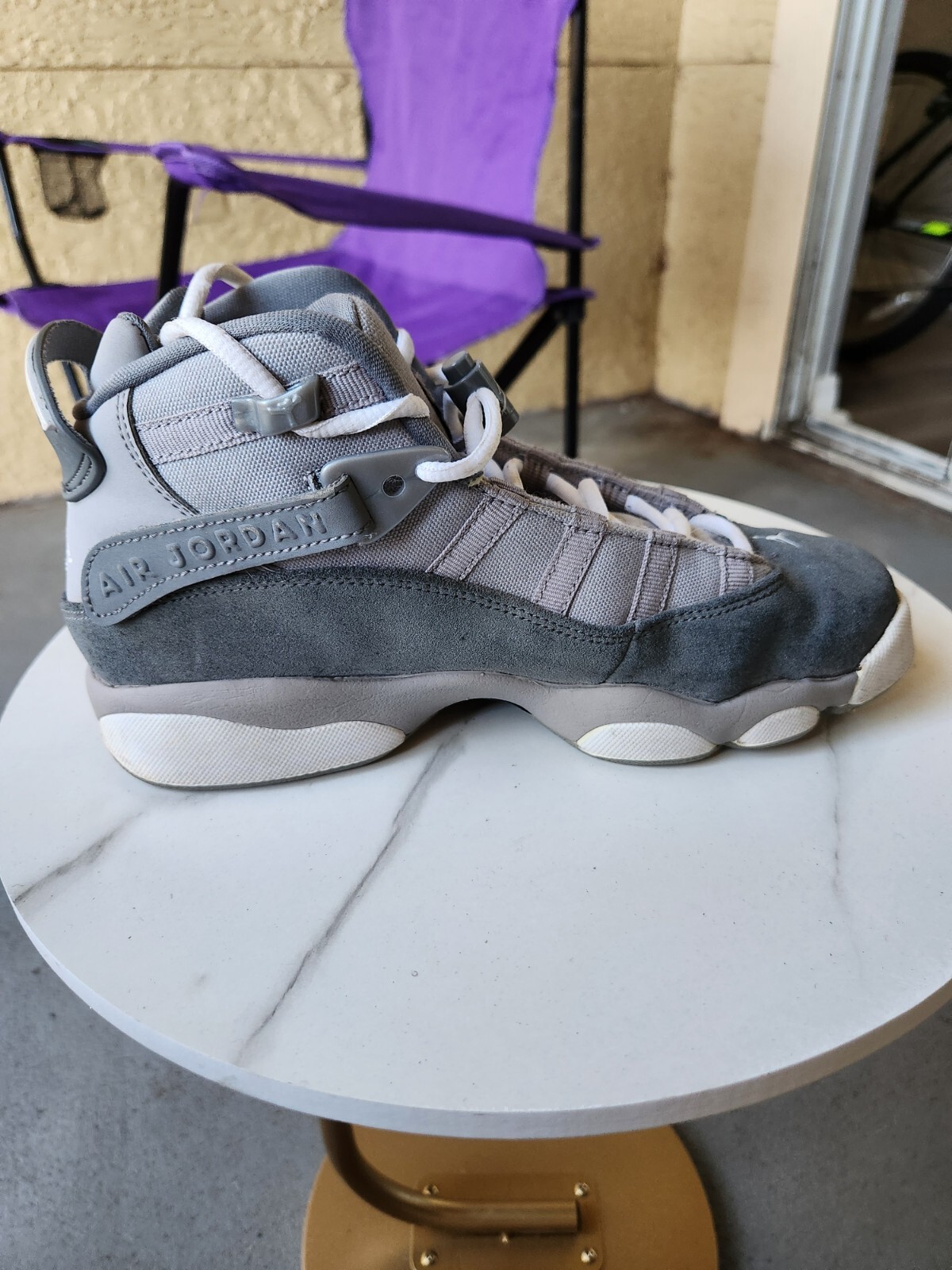 Jordan 6 Rings Cool Gray Size 5.5Y