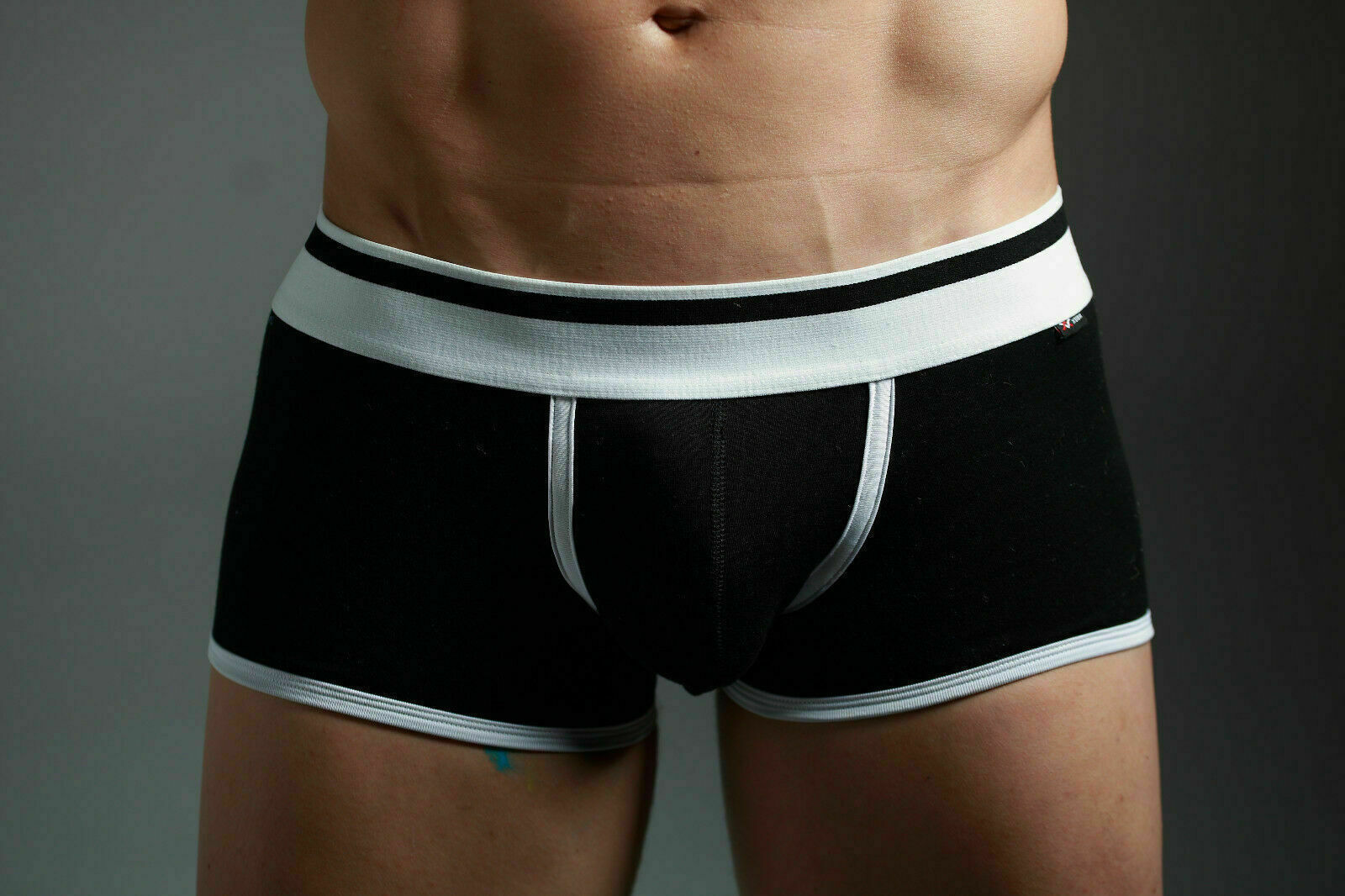 5pcs Men’s Classic Cotton Underwear Sexy Low-rise Breathable Boxer Briefs Black