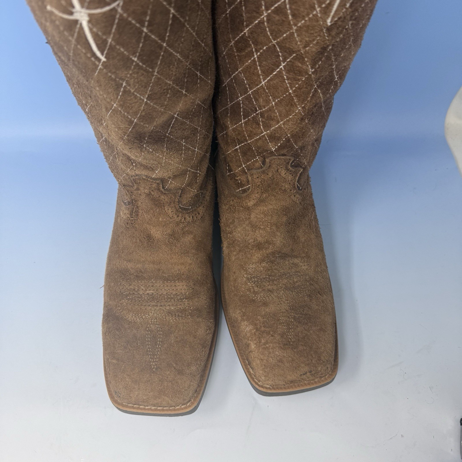 Twisted X Men’s Buckaroo Crazy Horse Taupe 18″ Western Boots MBK0021 Mens 8.5 D