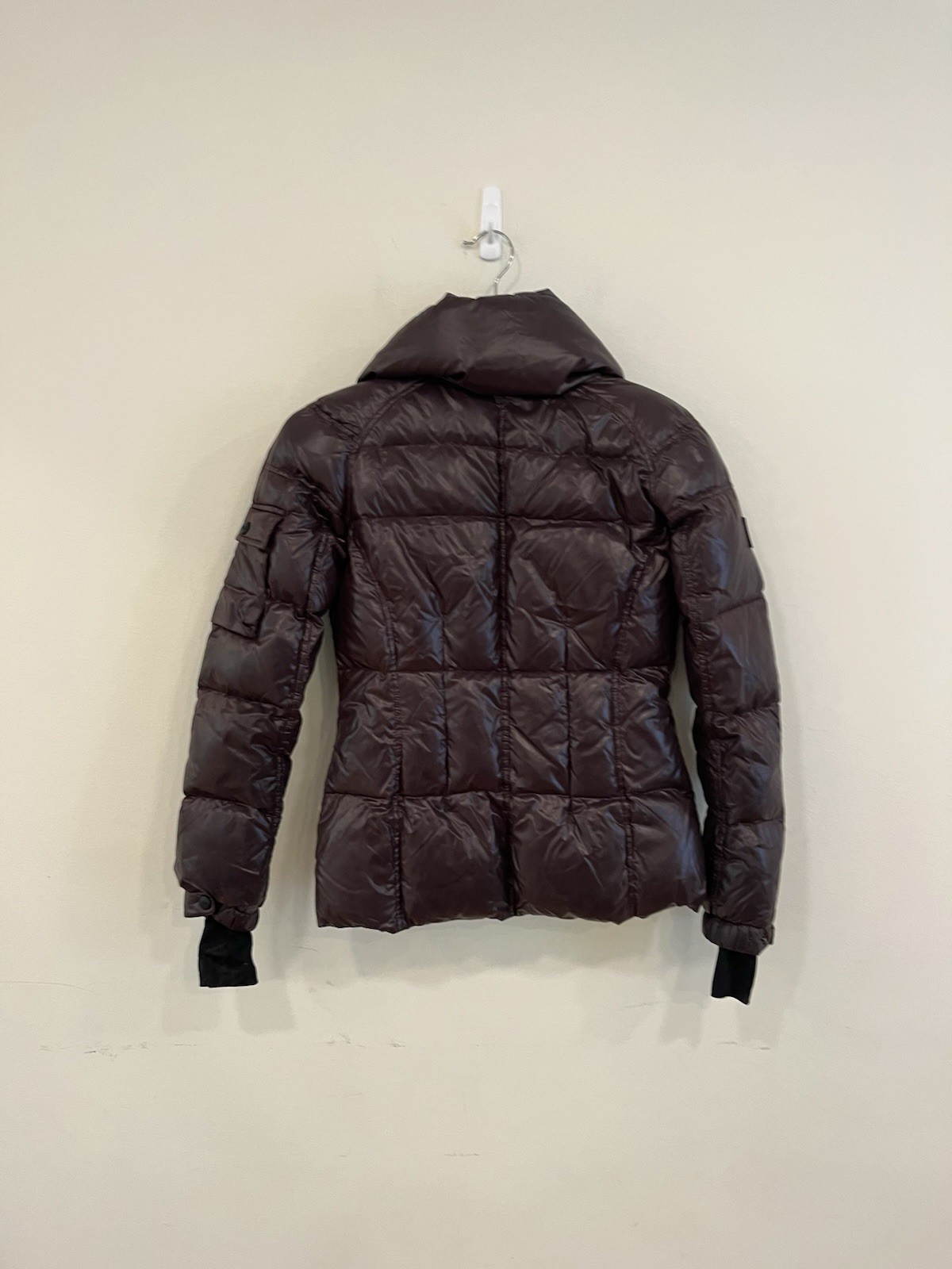 Sam Coat Down Puffer Kylie Jacket Womens XS Purple Brown Nylon
