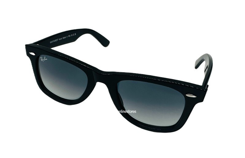 Ray Ban WAYFARER Black RB 2140 901/3F 54mm Gradient Sunglasses New Non Polarized