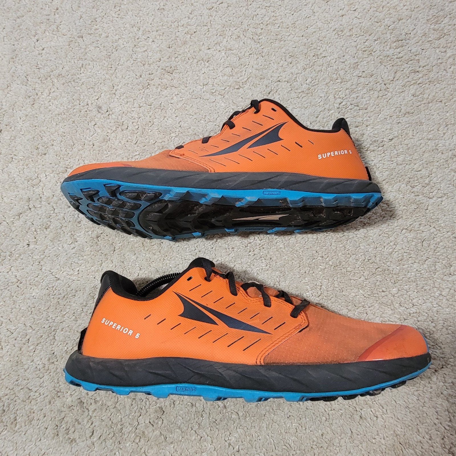 Altra Superior 5 Men’s Orange Trail Running Shoes AL0A546Z800 Size 12
