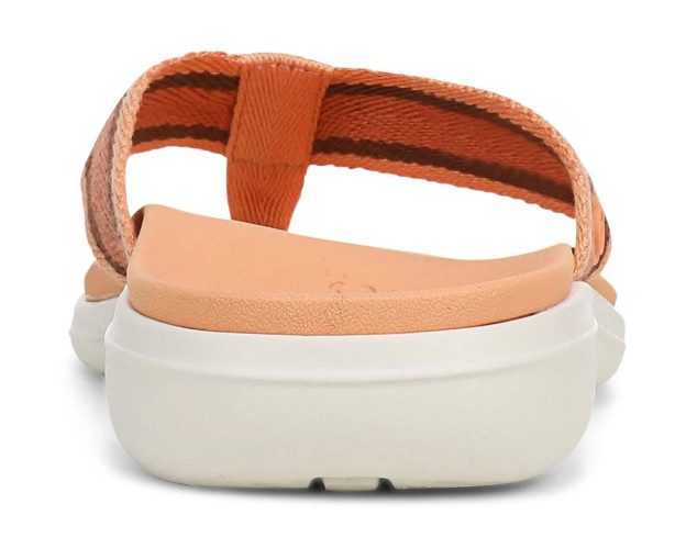Vionic Beach Indigo Toe Post Sandal, Shell Coral Multi