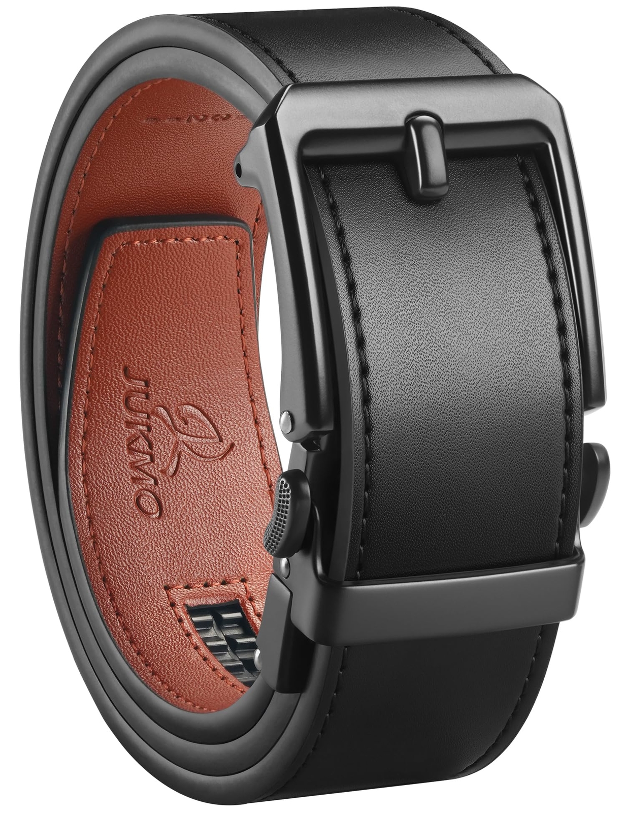 1.5″ (38mm) Leather Ratchet Belt for Men in Gift Box