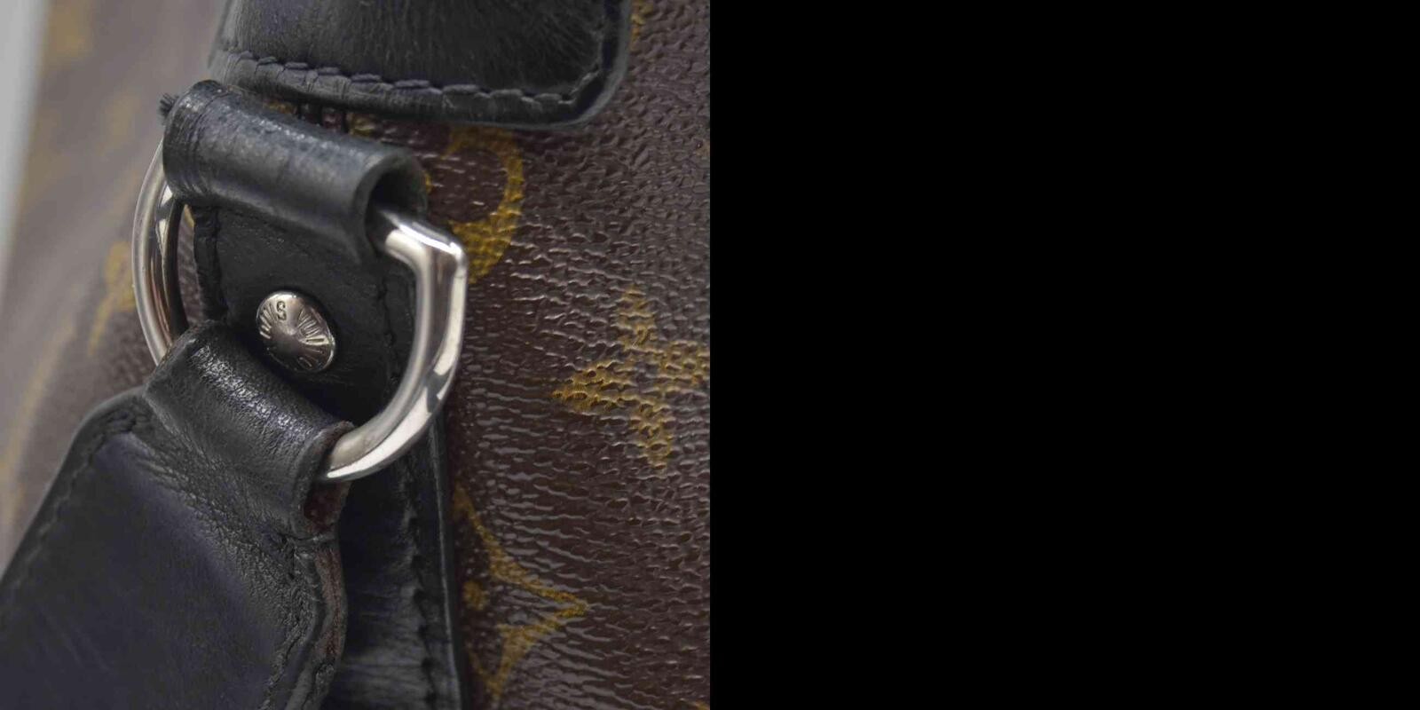 $1650 2014 LOUIS VUITTON Monogram Macassar Torres Messenger SR0174