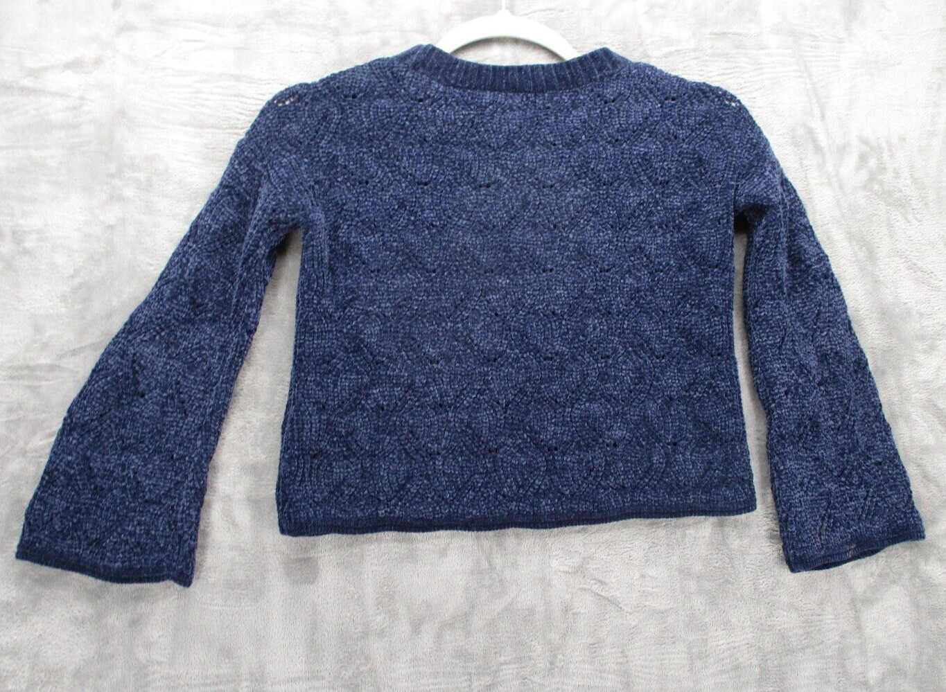 LC Lauren Conrad Sweater Women’s X-Small Navy Blue Crew Neck Tight Knit