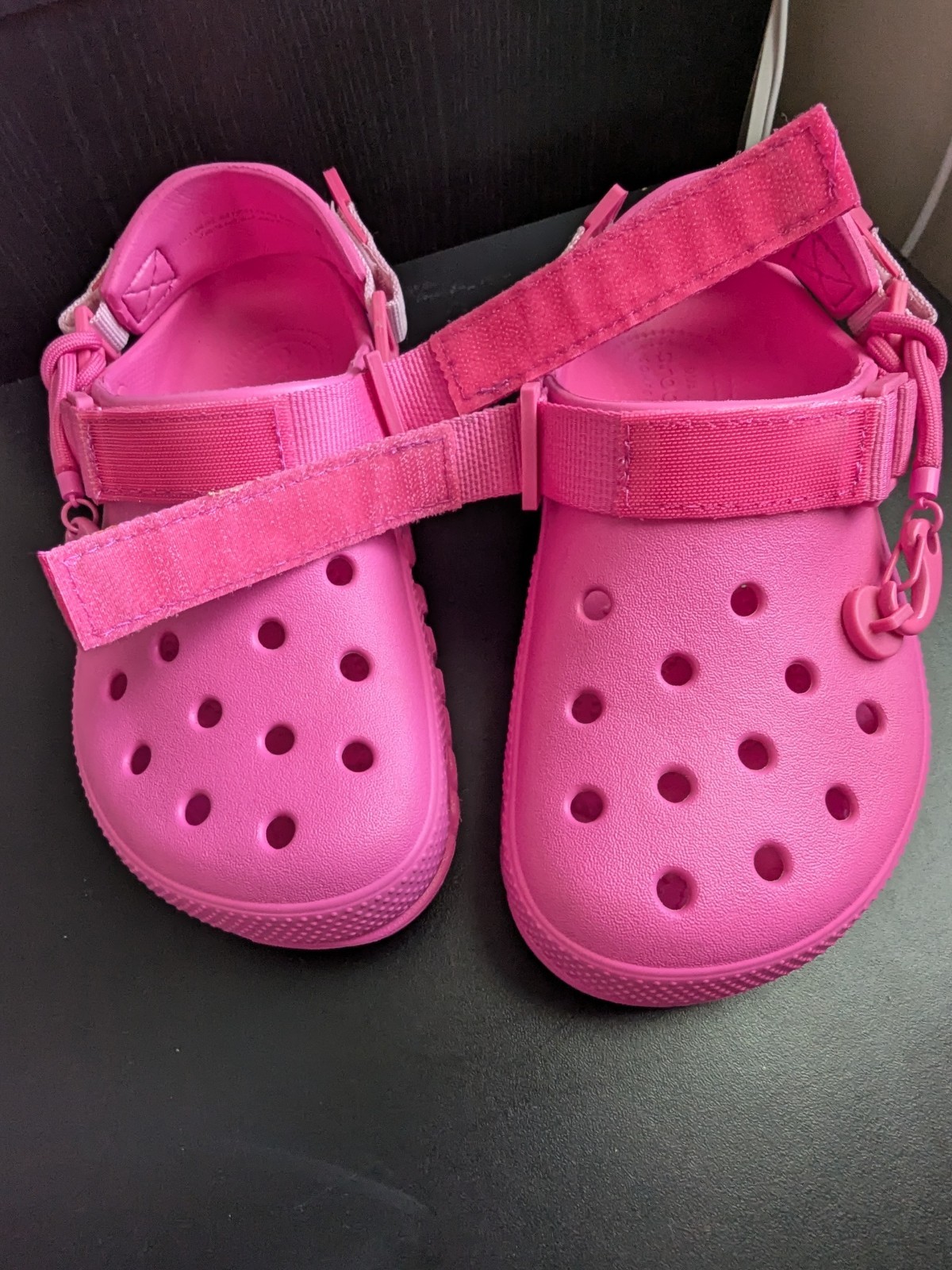 Post Malone x Crocs Duet Max Clog II Pink W6 M4 Limited Edition EUC
