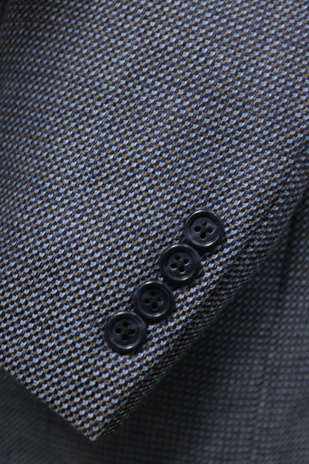 HART SCHAFFNER MARX mens blue patterned sport coat suit jacket blazer 42 L