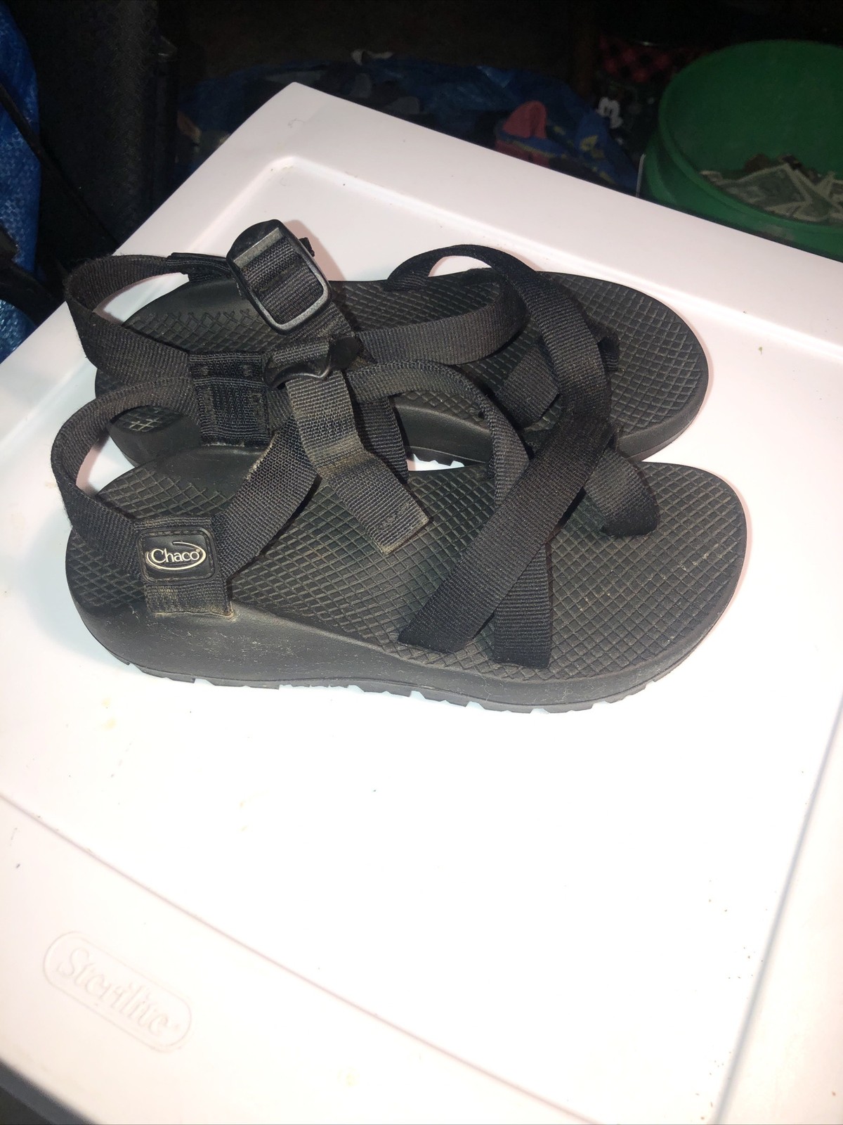 WOMENS CHACO ADJUSTABLE SANDALS HIKING WATERPROOF SIZE 7 USA MADE