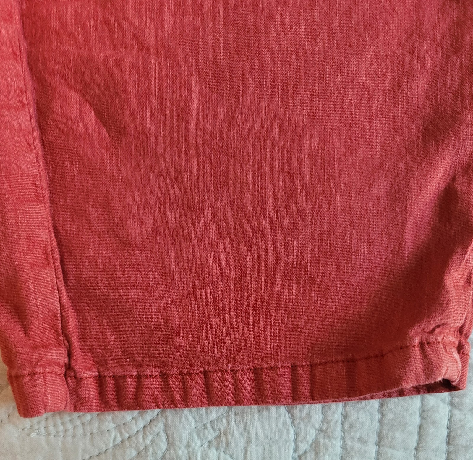 Kut From The Kloth Womans Paper Bag Pants/ Full Length/Size L/Dusty Pearl Pink