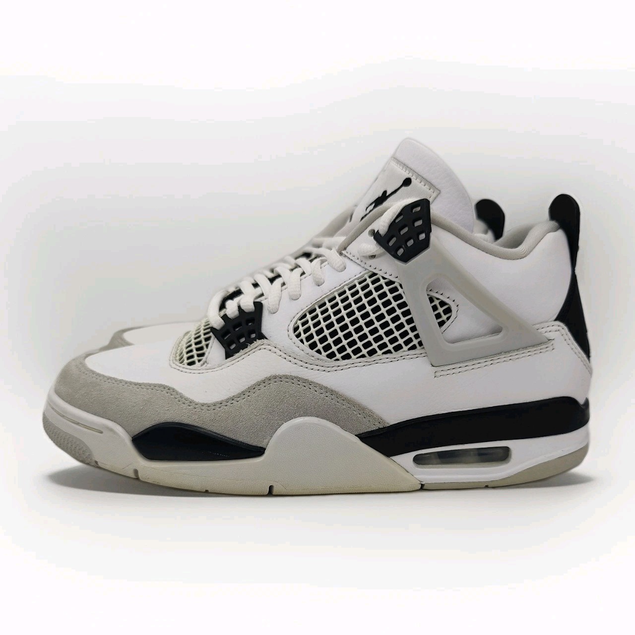 Jordan 4 Retro Mid Military Black Basketball Sneakers Men’s Size 8/EUR 41
