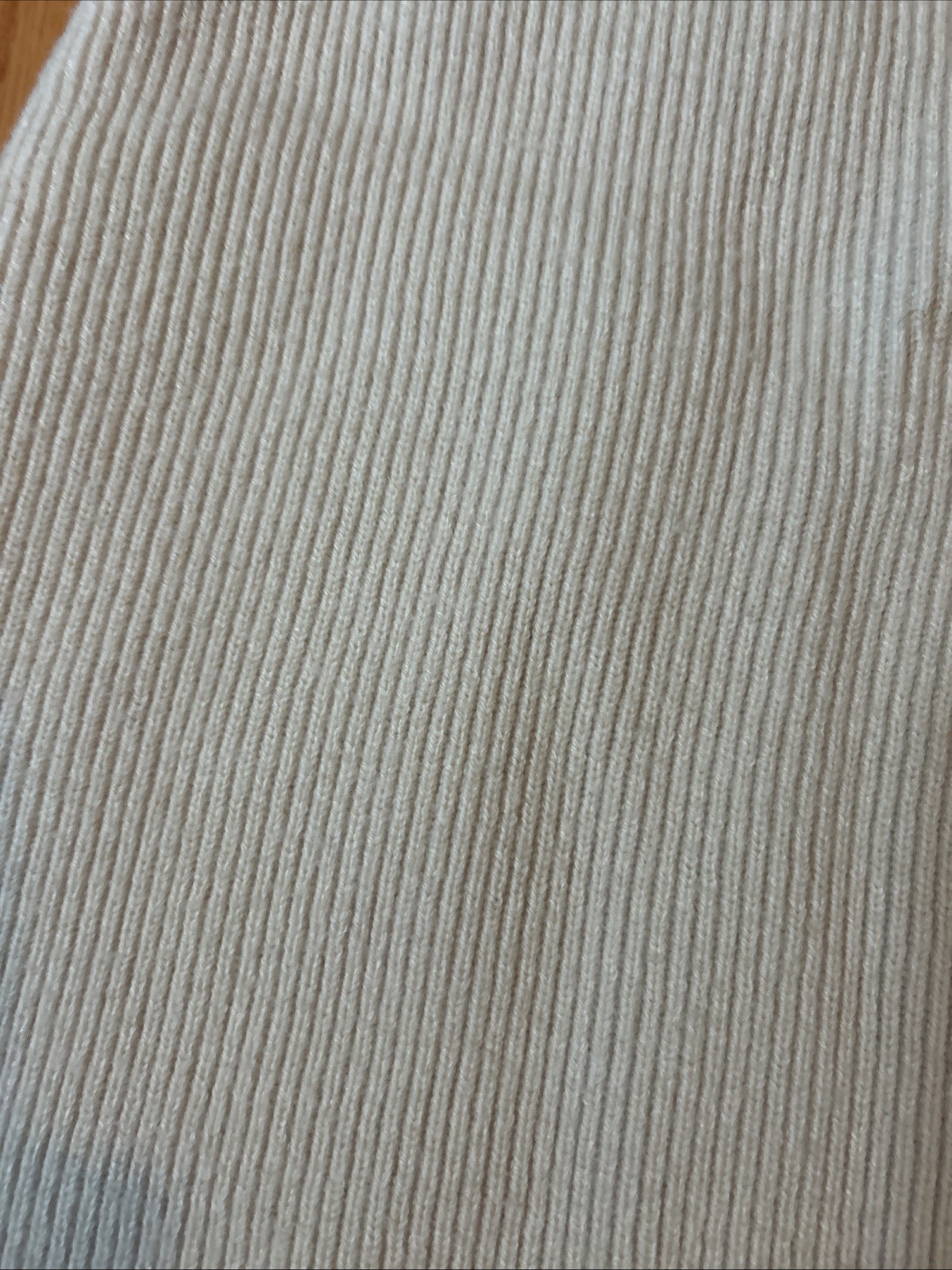 NWT Sezane Naelle in Natural Ribbed Merino Wool Cotton Midi Sweater Skirt XS