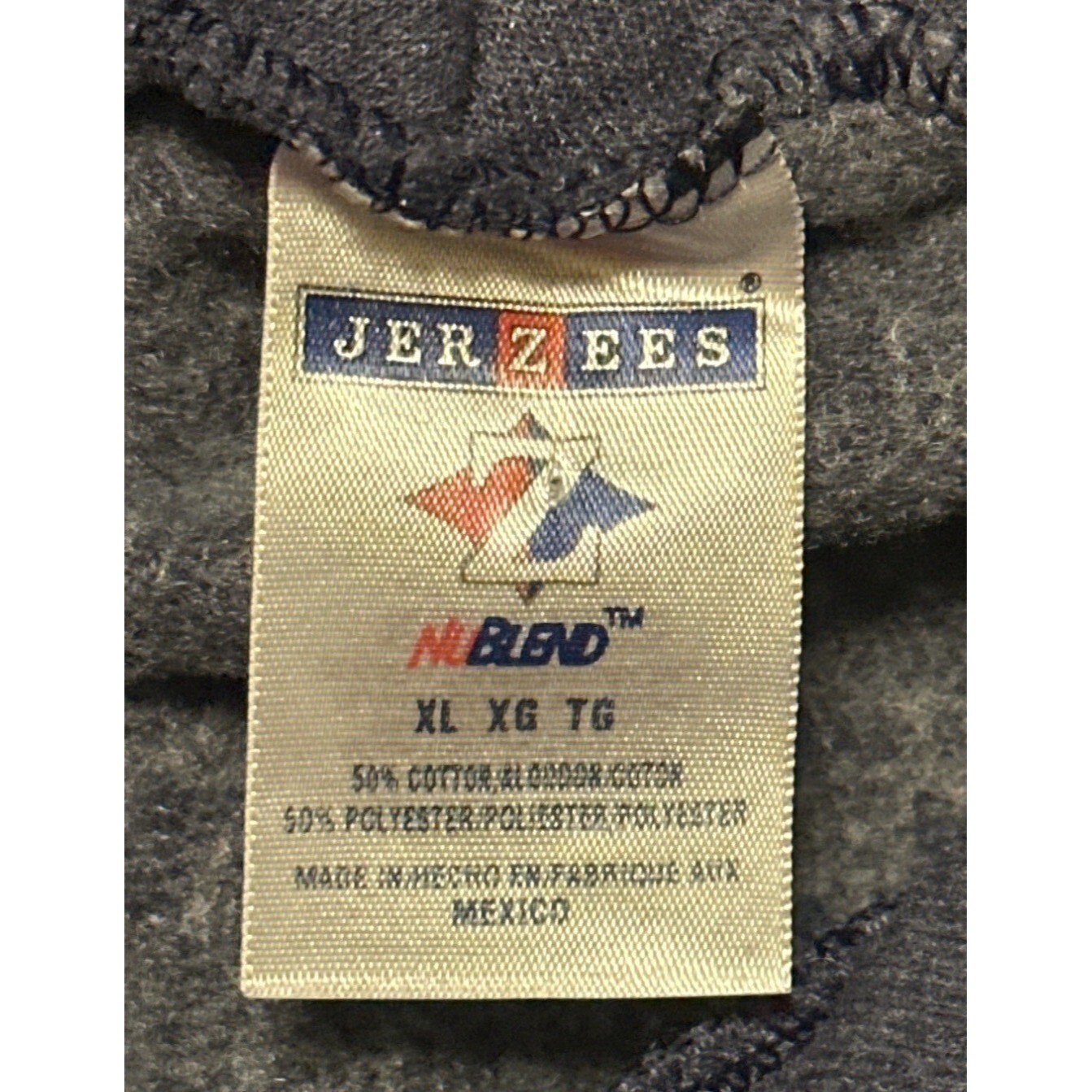 Jerzees NASCAR Sweatshirt Hoodie Cotton Polyester Blend Adult Size XL (READ)
