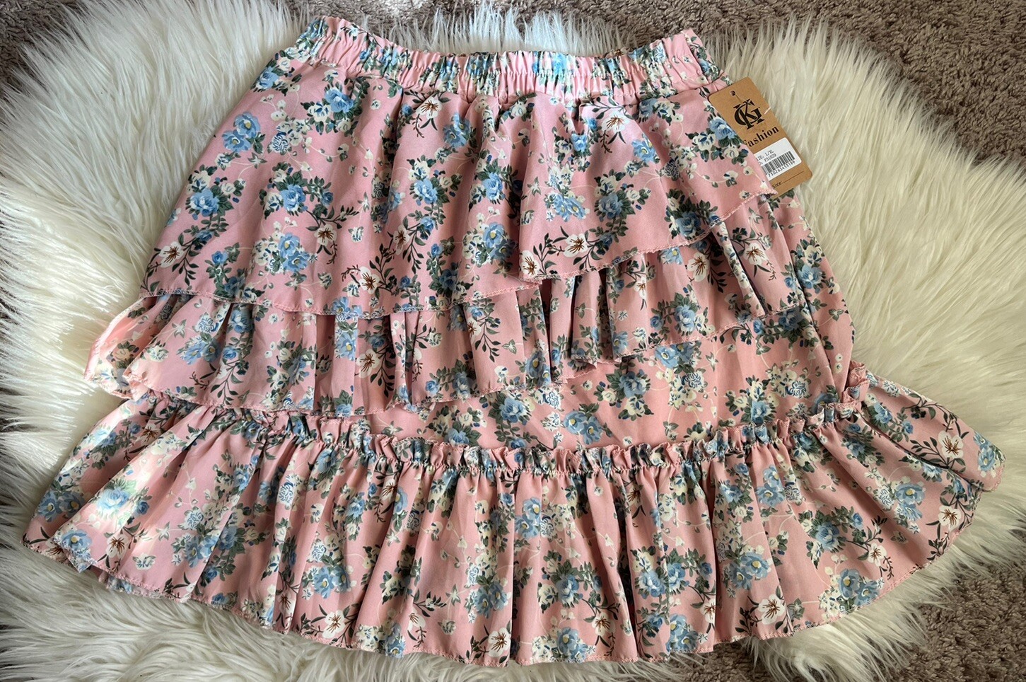 KG Fashion Girl’s Floral Skort Any Occasion Sz- L/XL