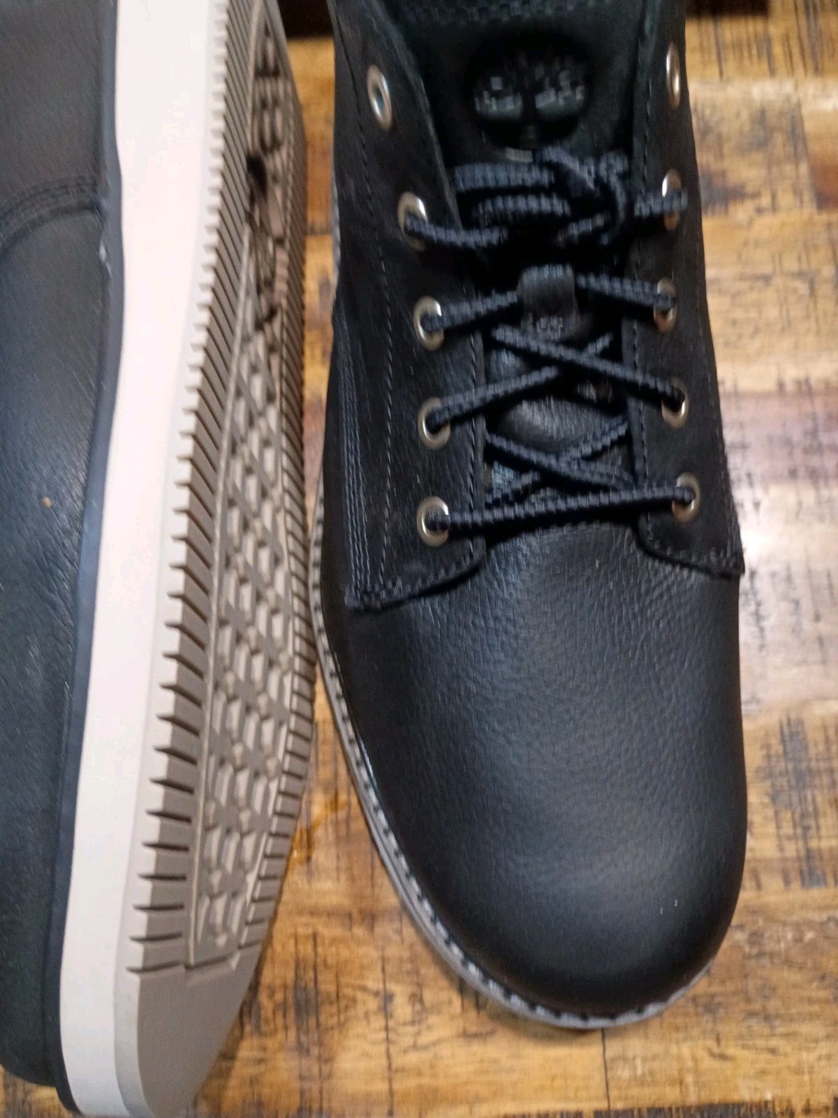 Mens Timberland Redwood Edge Mid Premium Full Grain Leather Chukka Boot Sz 8.0