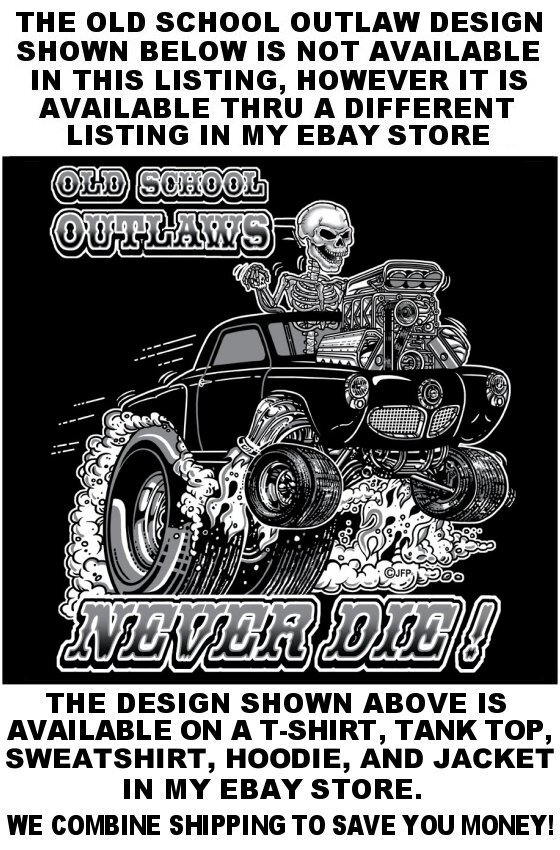 Giant Monster Rat In Blown Supercharged Hot Rat Rod Roadster Skull T-shirt WS161