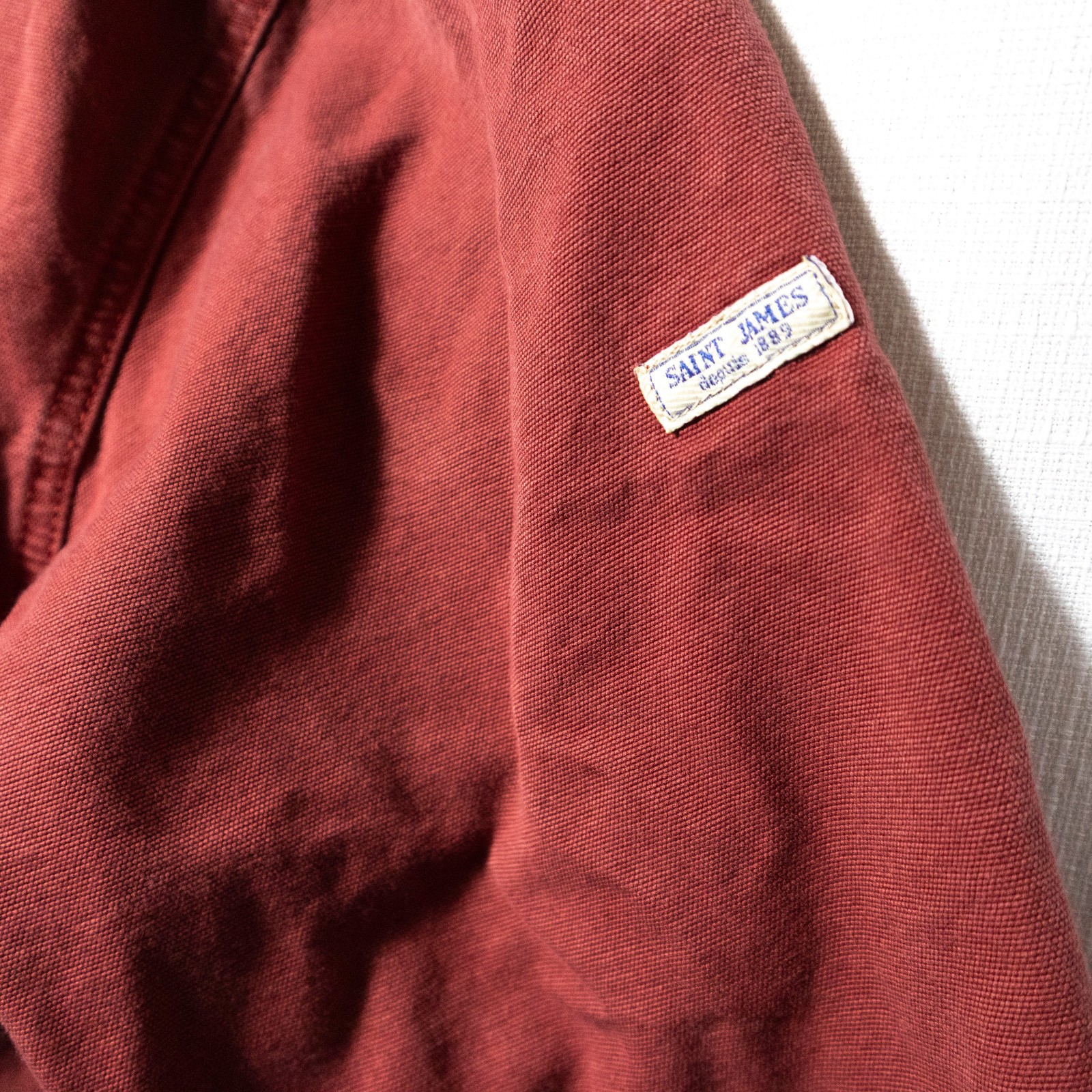 Saint James Nemo French Sailor Jacket Men’s/Fishermans Breton Smock XXL Workwear
