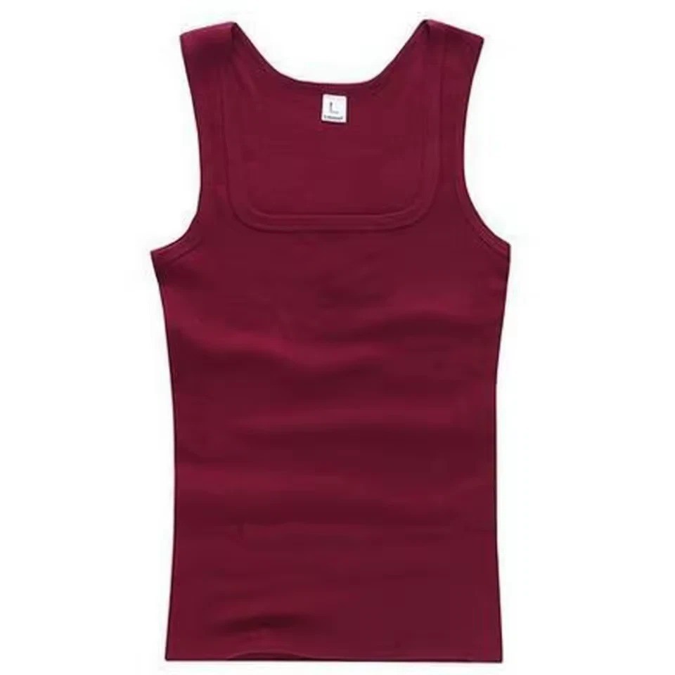 Men’s Tank Top A-Shirt Wife Beater Undershirts Size S-4XL