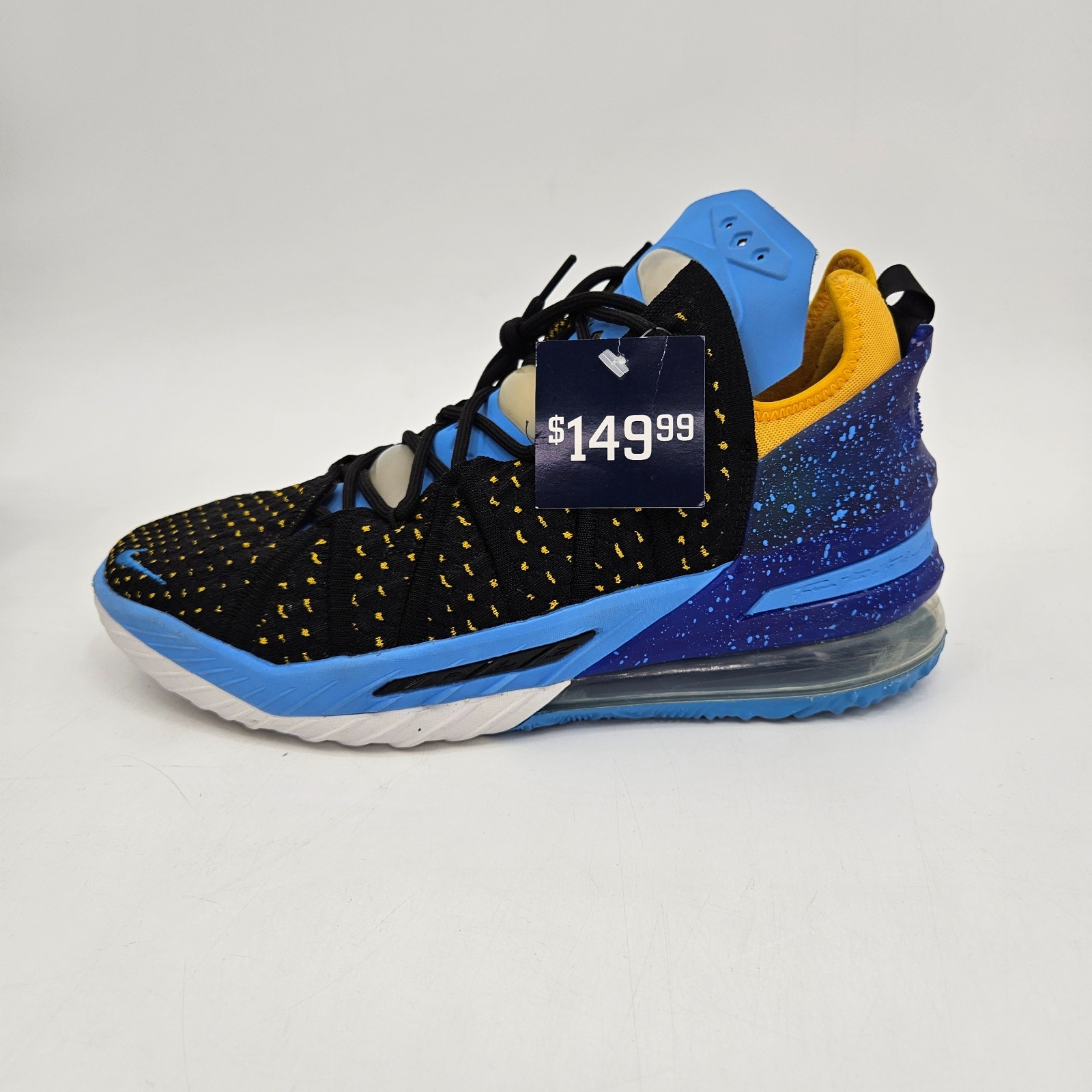 Nike LeBron 18 Dynasty Minneapolis Lakers CQ9283-006 Men’s Size 8.5 NWOB Blue