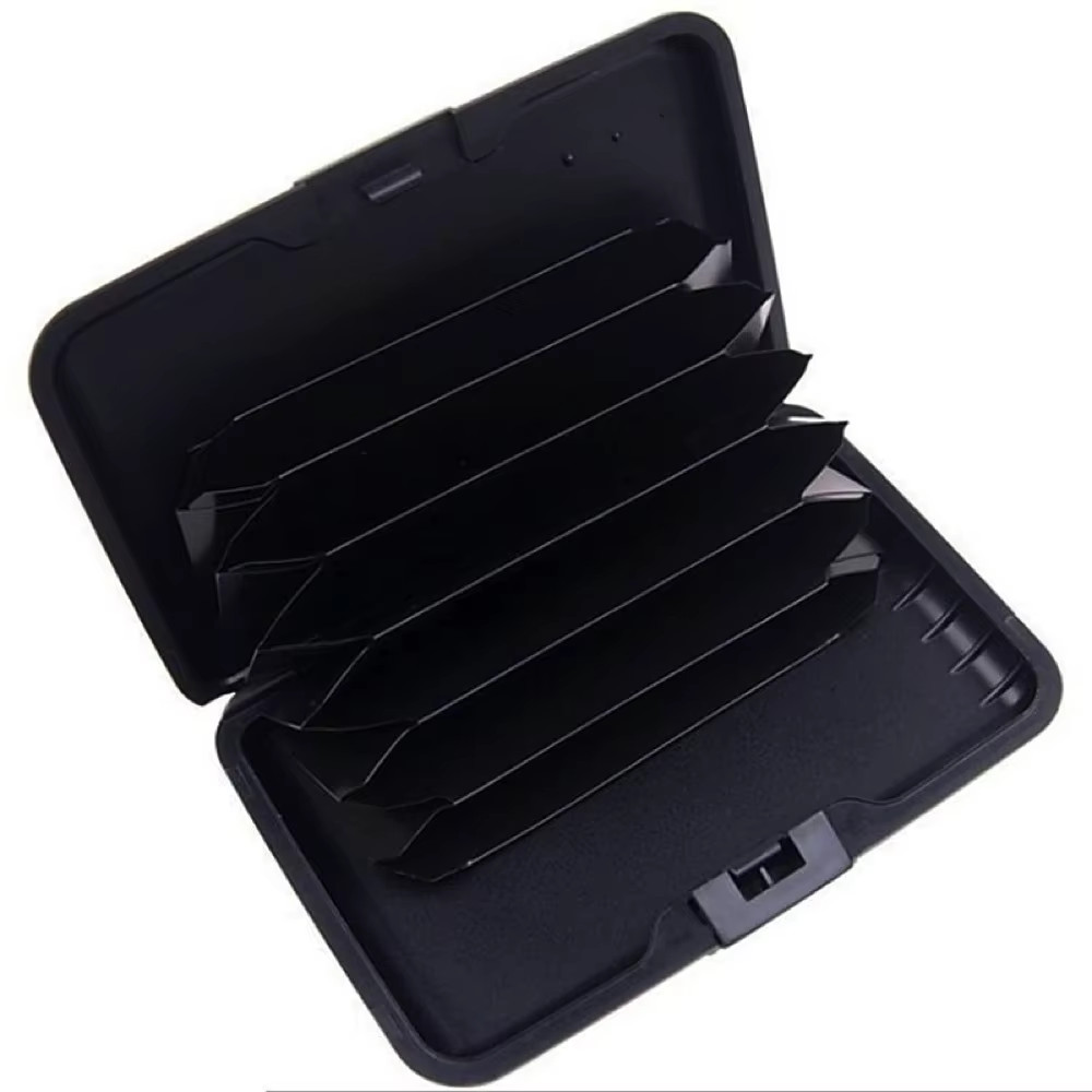 Aluminum RFID Blocking Credit Card Holder for Men & Women Stylish Travel Wallet