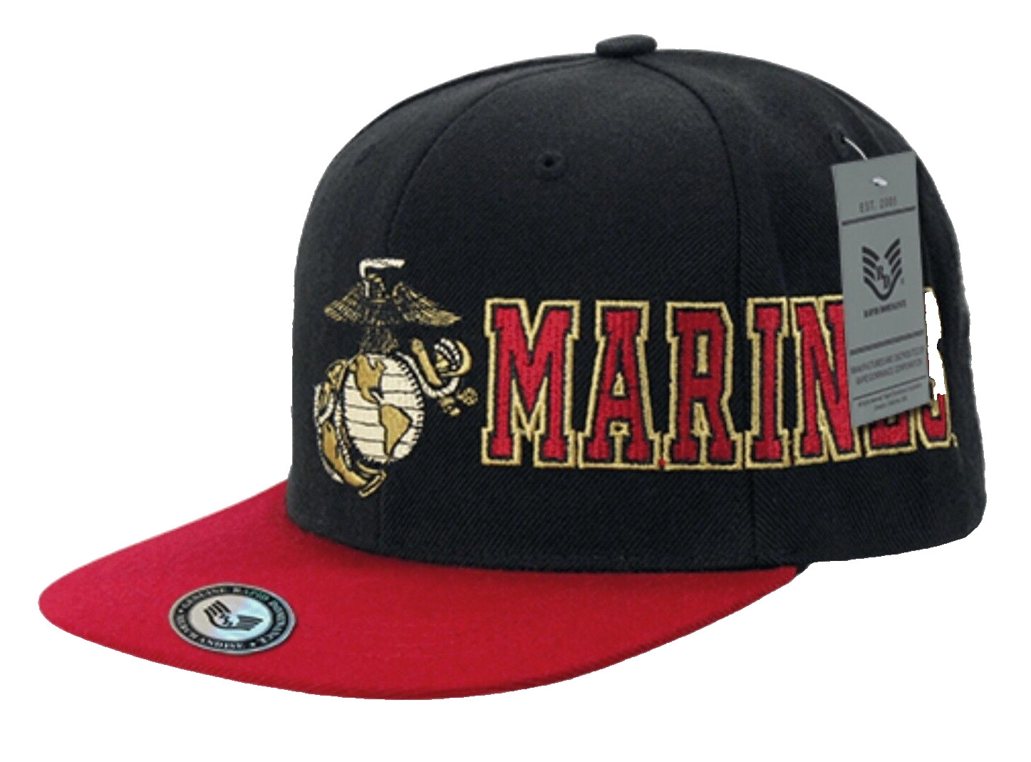 USMC MARINES Snapback — Officially Licensed United States Marine Corps Flat Brim